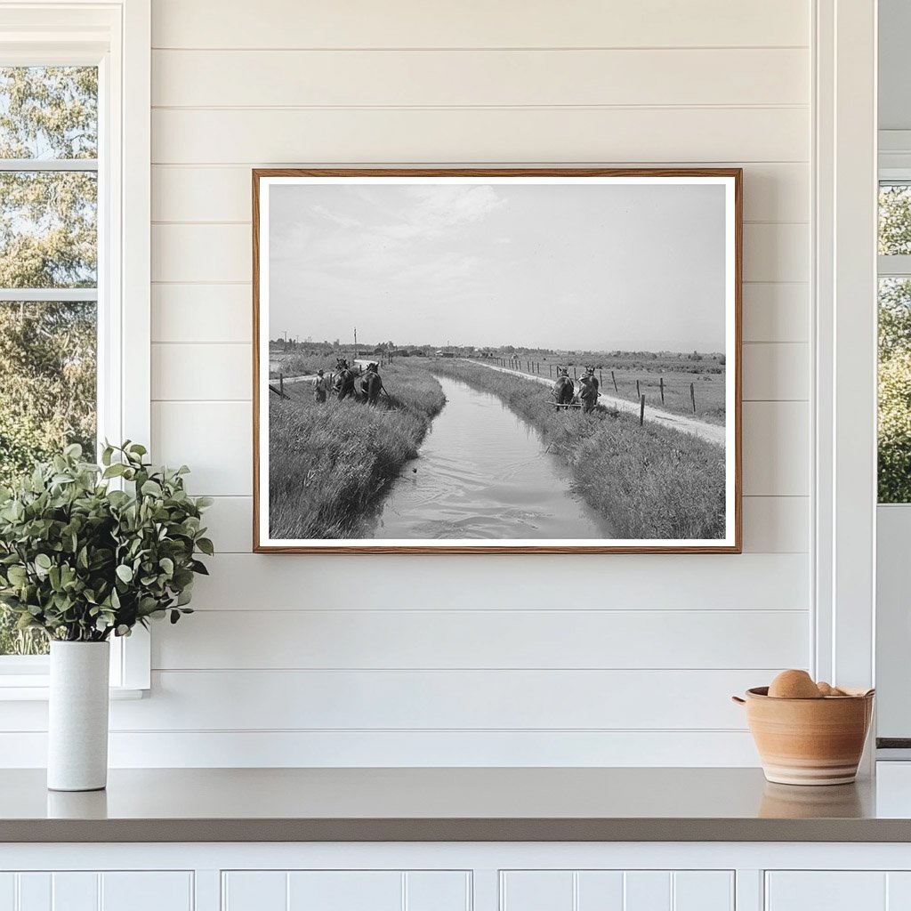 Irrigation Ditch in Canyon County Idaho 1941