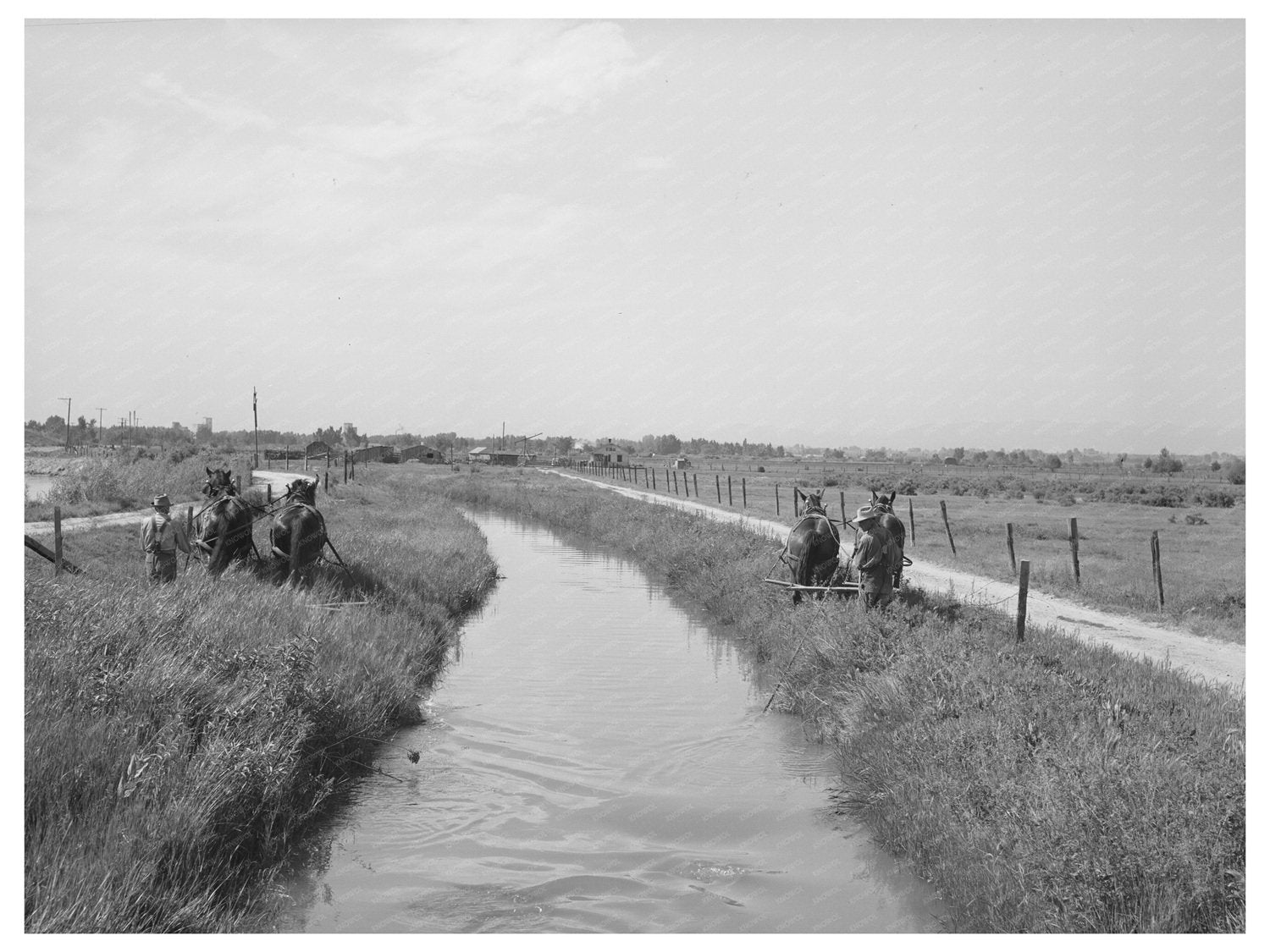 Irrigation Ditch in Canyon County Idaho June 1941