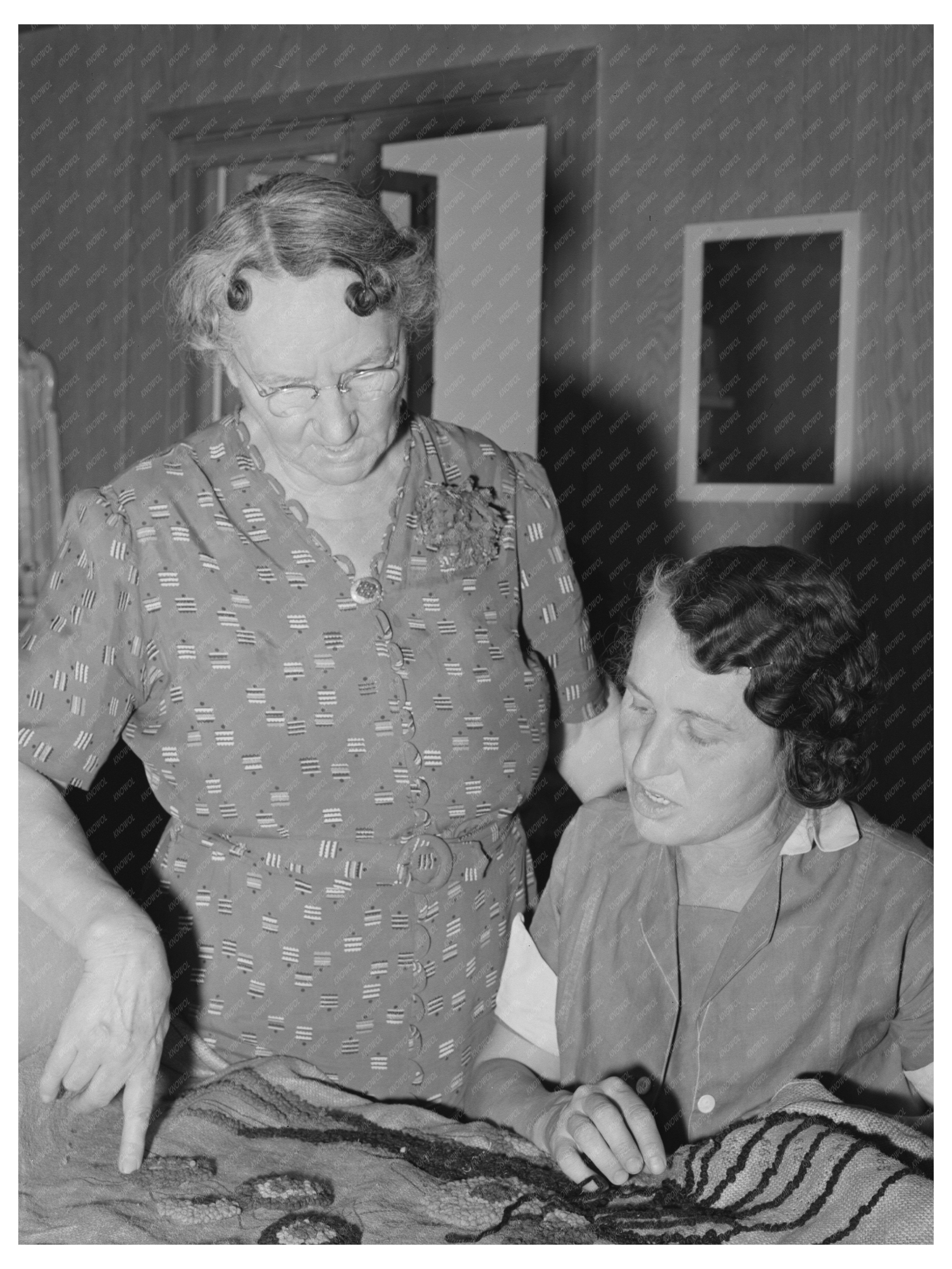 Sewing Class at Farm Security Administration Camp 1941