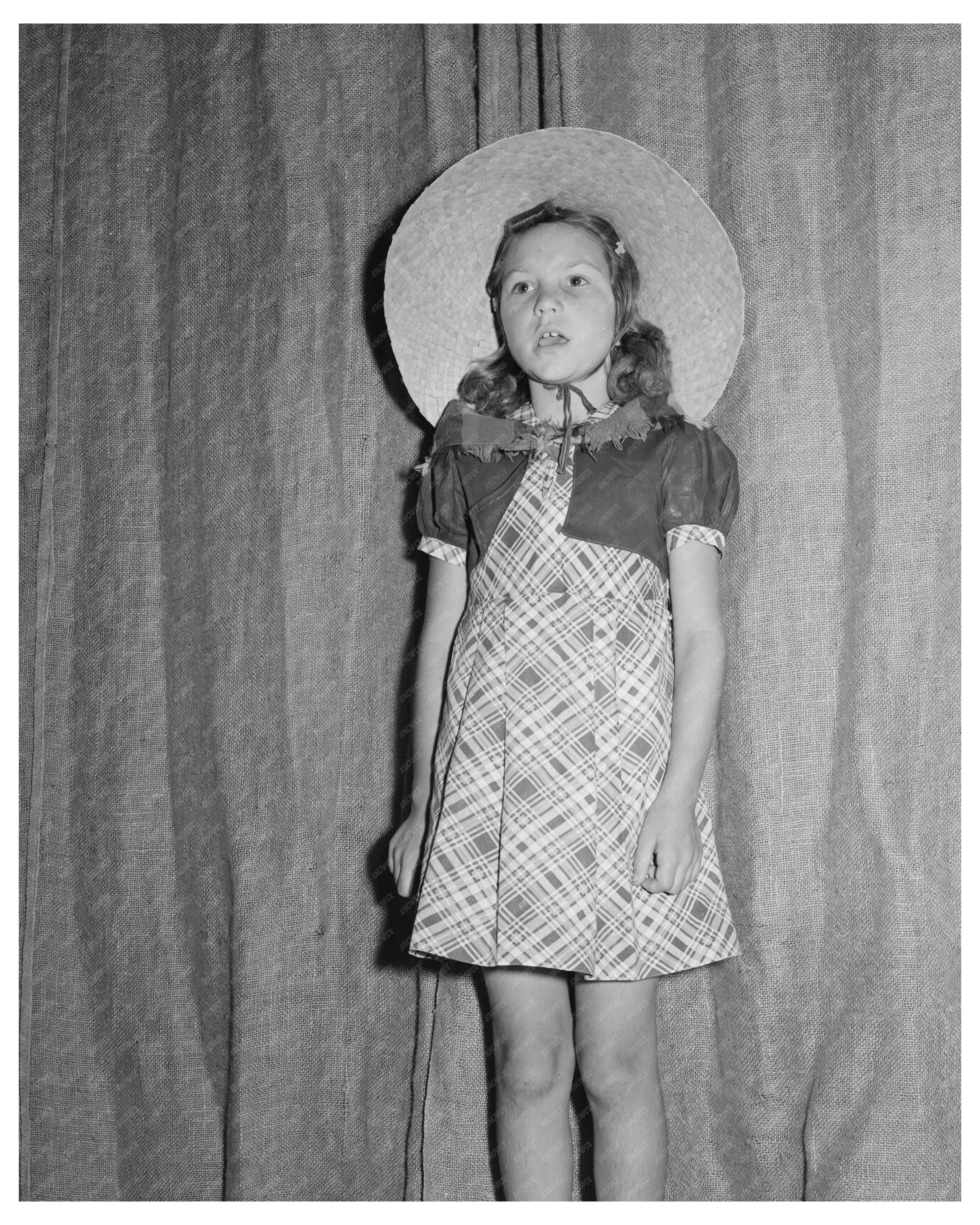 Farm Worker Daughter in Educational Program Caldwell 1941