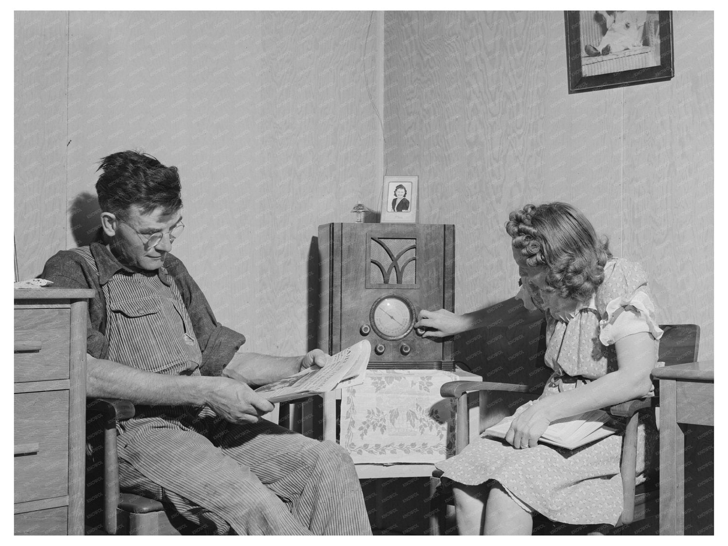 Family at Farm Security Administration Camp Caldwell Idaho 1941