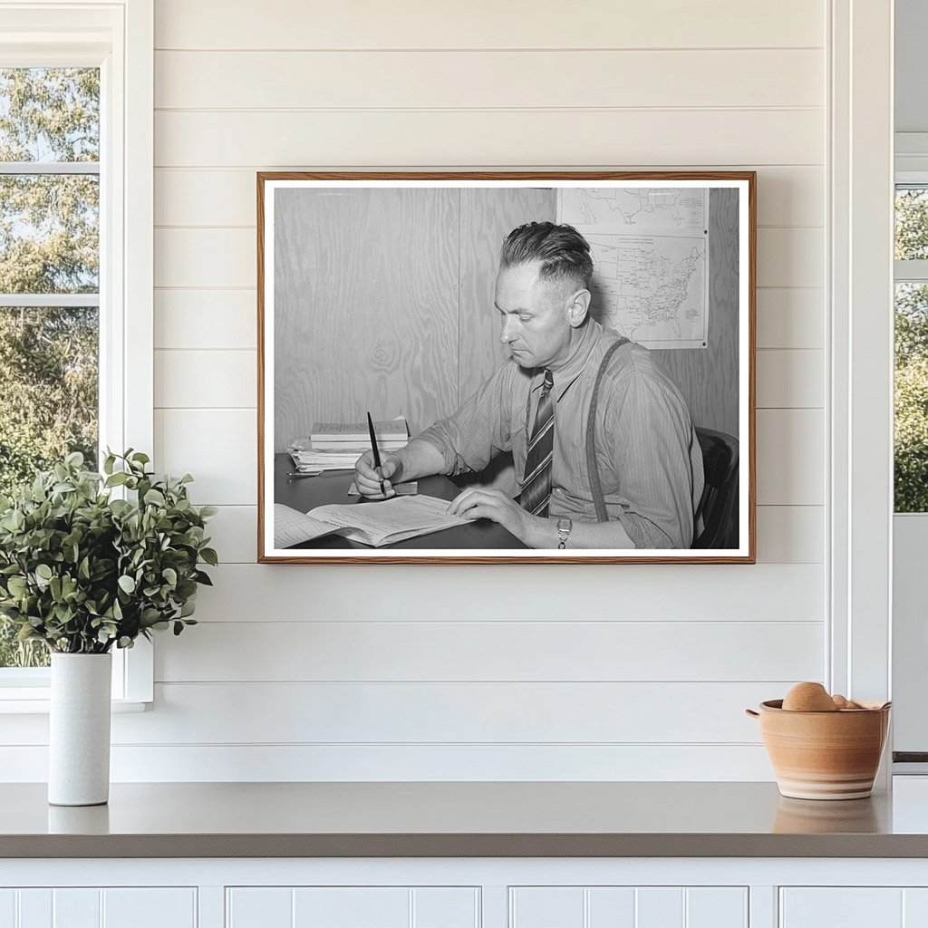 Manager at Farm Security Administration Camp Caldwell 1941