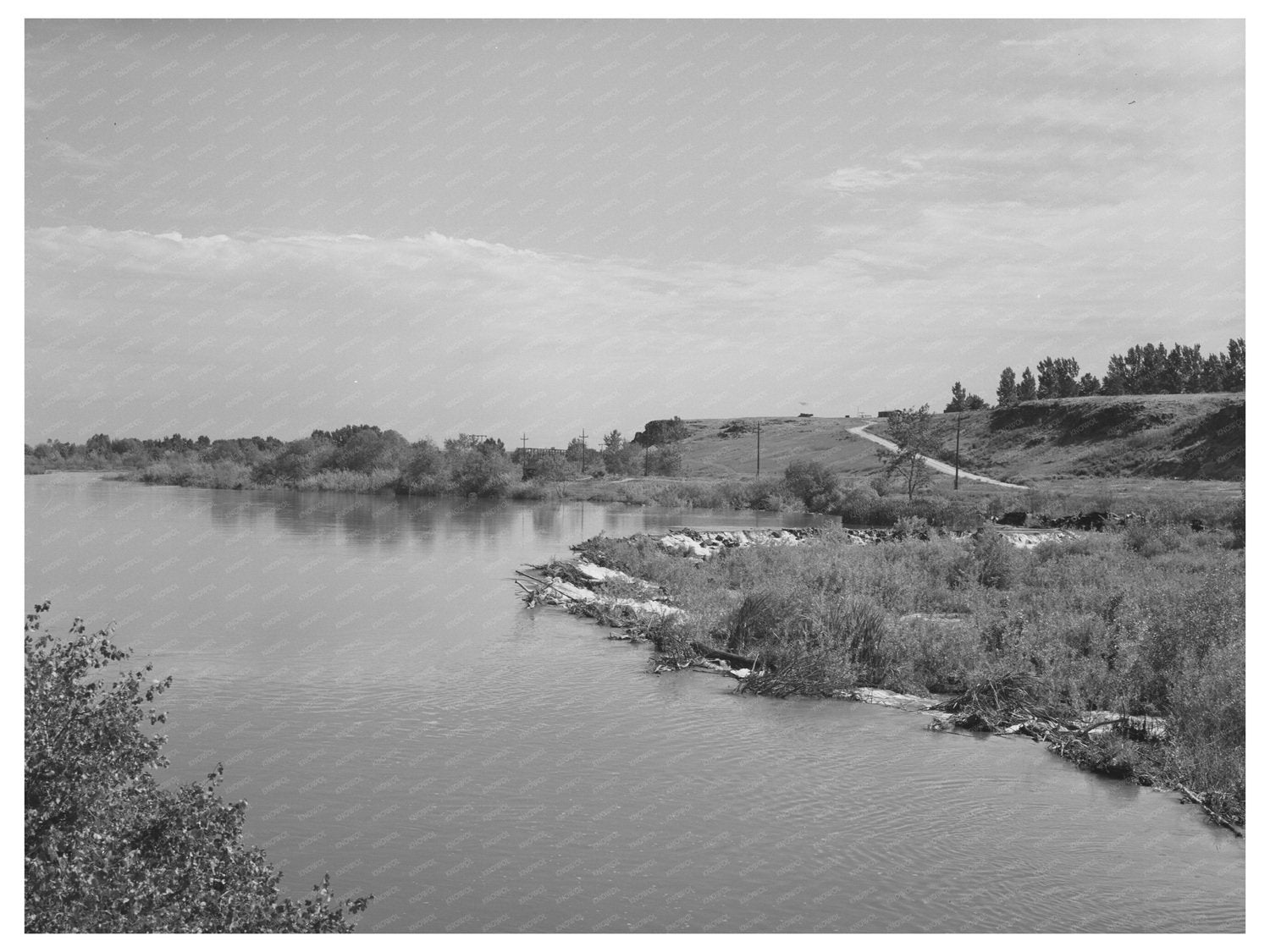 Boise River Caldwell Canyon County Idaho June 1941