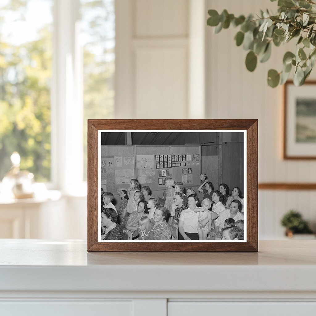 Mothers and Children at Schoolchildrens Performance 1941