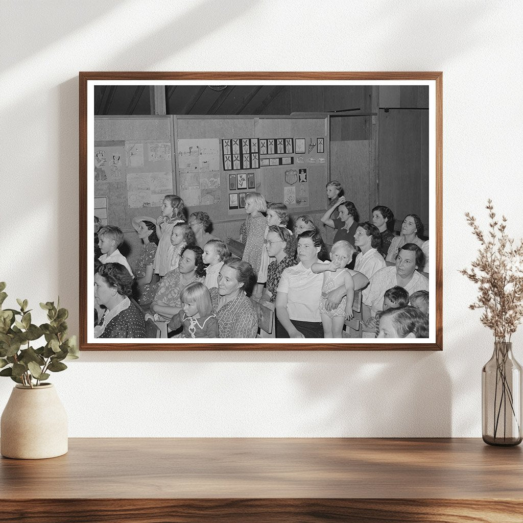 Mothers and Children at Schoolchildrens Performance 1941