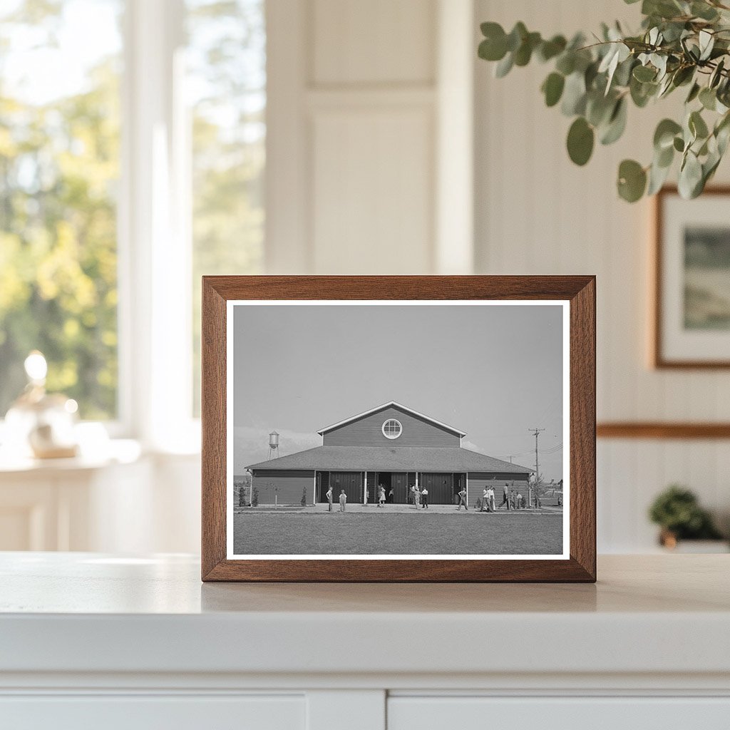 Community Hall at Farm Security Camp Caldwell Idaho 1941
