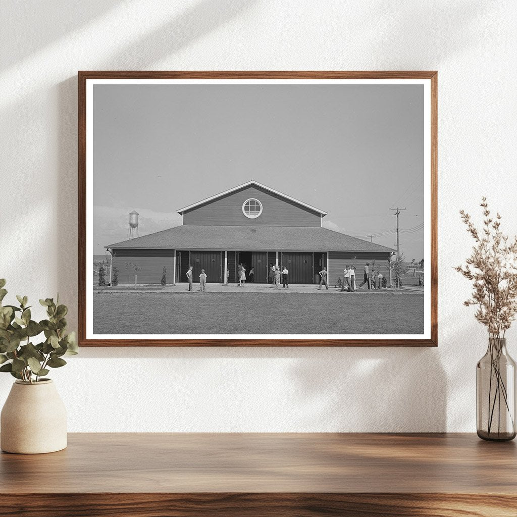 Community Hall at Farm Security Camp Caldwell Idaho 1941