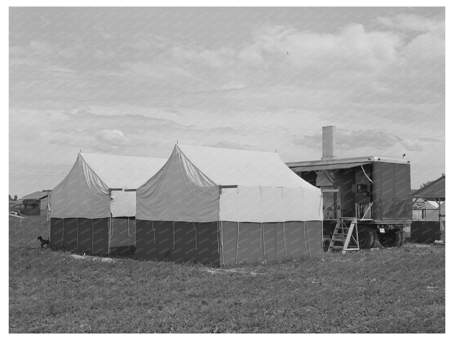 1941 Mobile Unit of Farm Security Administration in Idaho
