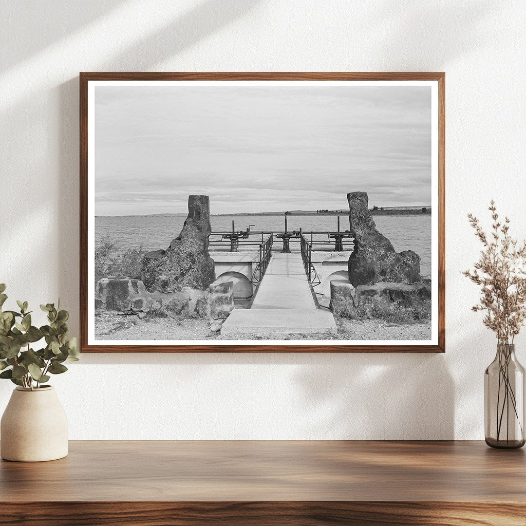 Deer Flat Reservoir Outlet Gates Idaho June 1941