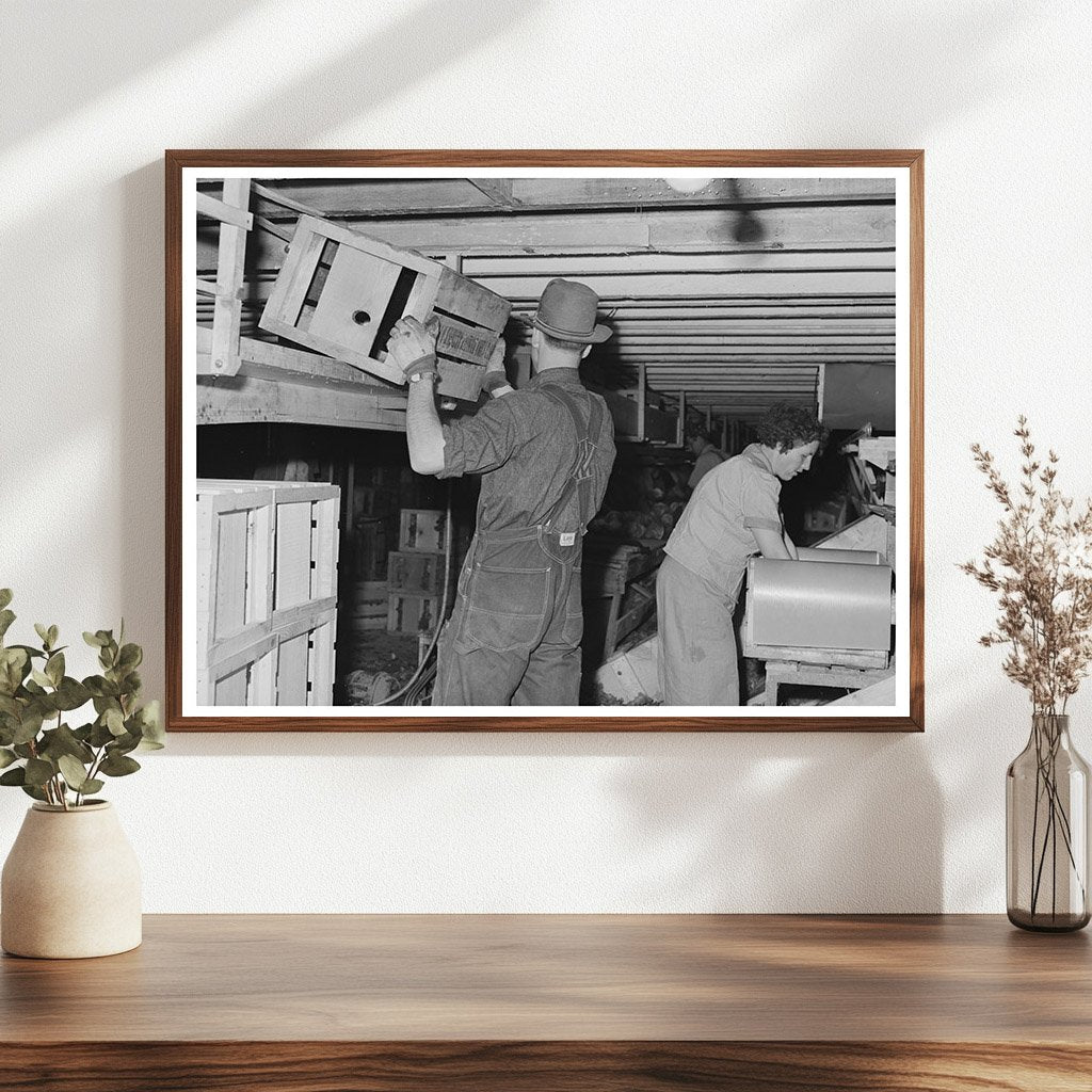 1941 Workers in Lettuce Packing Plant Canyon County Idaho