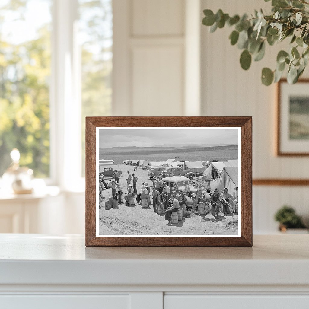 Pea Pickers Camp in Canyon County Idaho June 1941