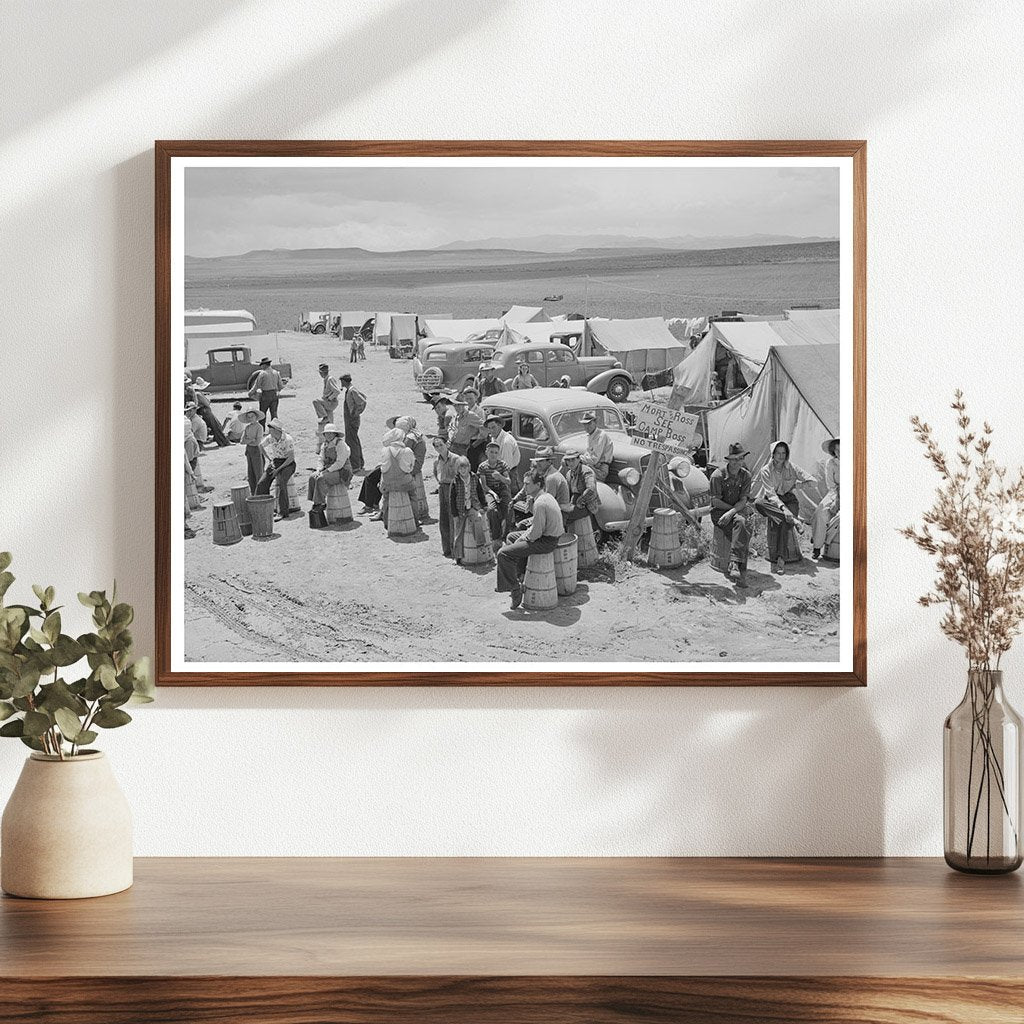 Pea Pickers Camp in Canyon County Idaho June 1941