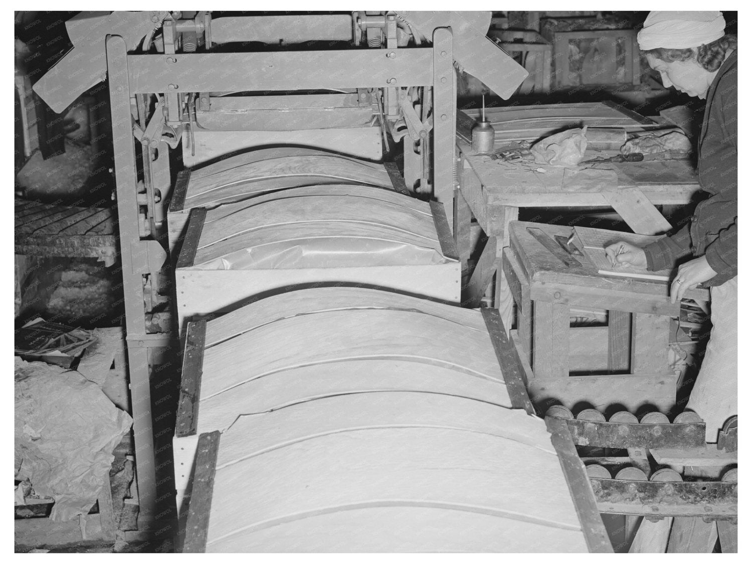 Crates of Lettuce Ready for Shipment Canyon County 1941