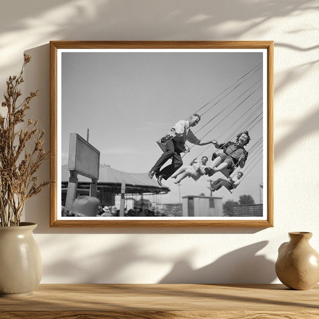 Carnival Ride in Vale Oregon July 1941