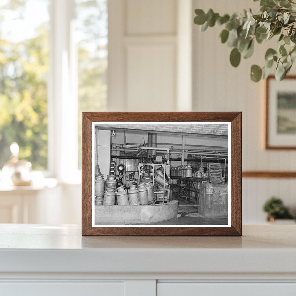 Sterilizing Milk Cans at Dairymens Cooperative Creamery 1941
