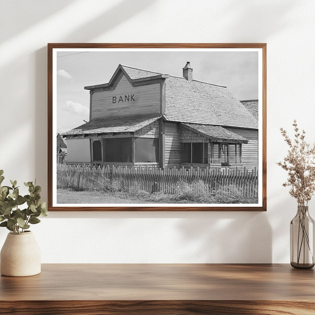 Old Bank Building Residence Cascade Idaho June 1941