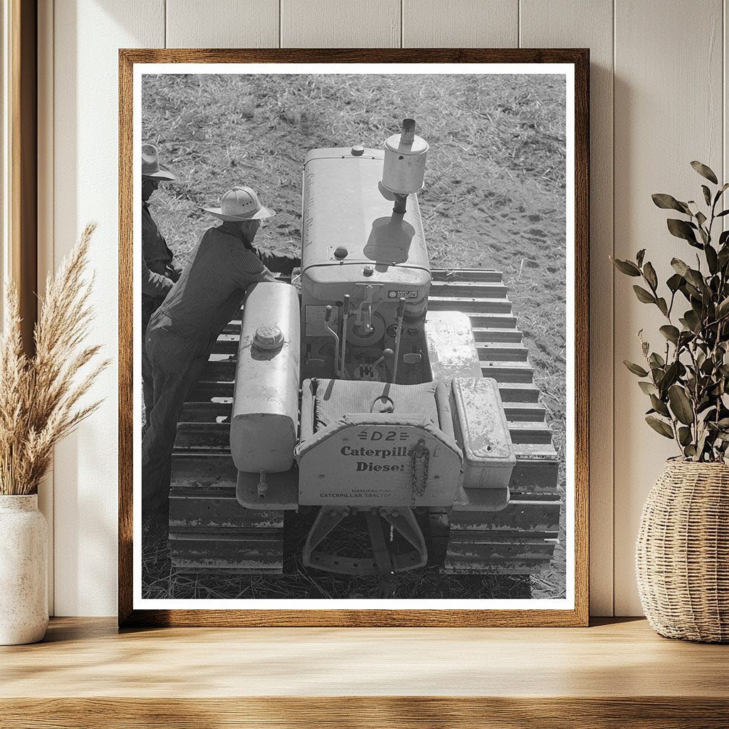 Caterpillar Tractor and Wheat Combine Whitman County 1941