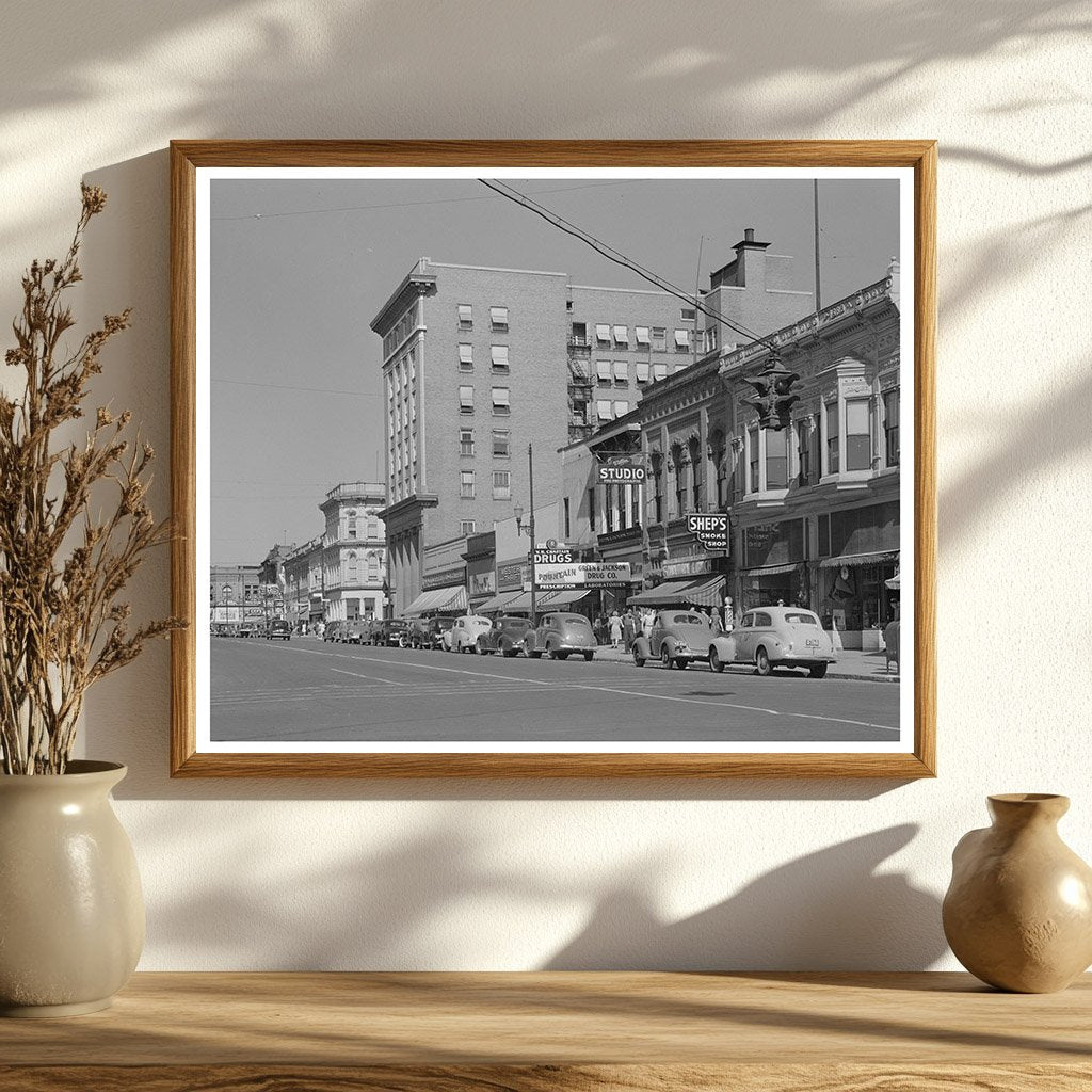 Main Street Walla Walla Washington July 1941