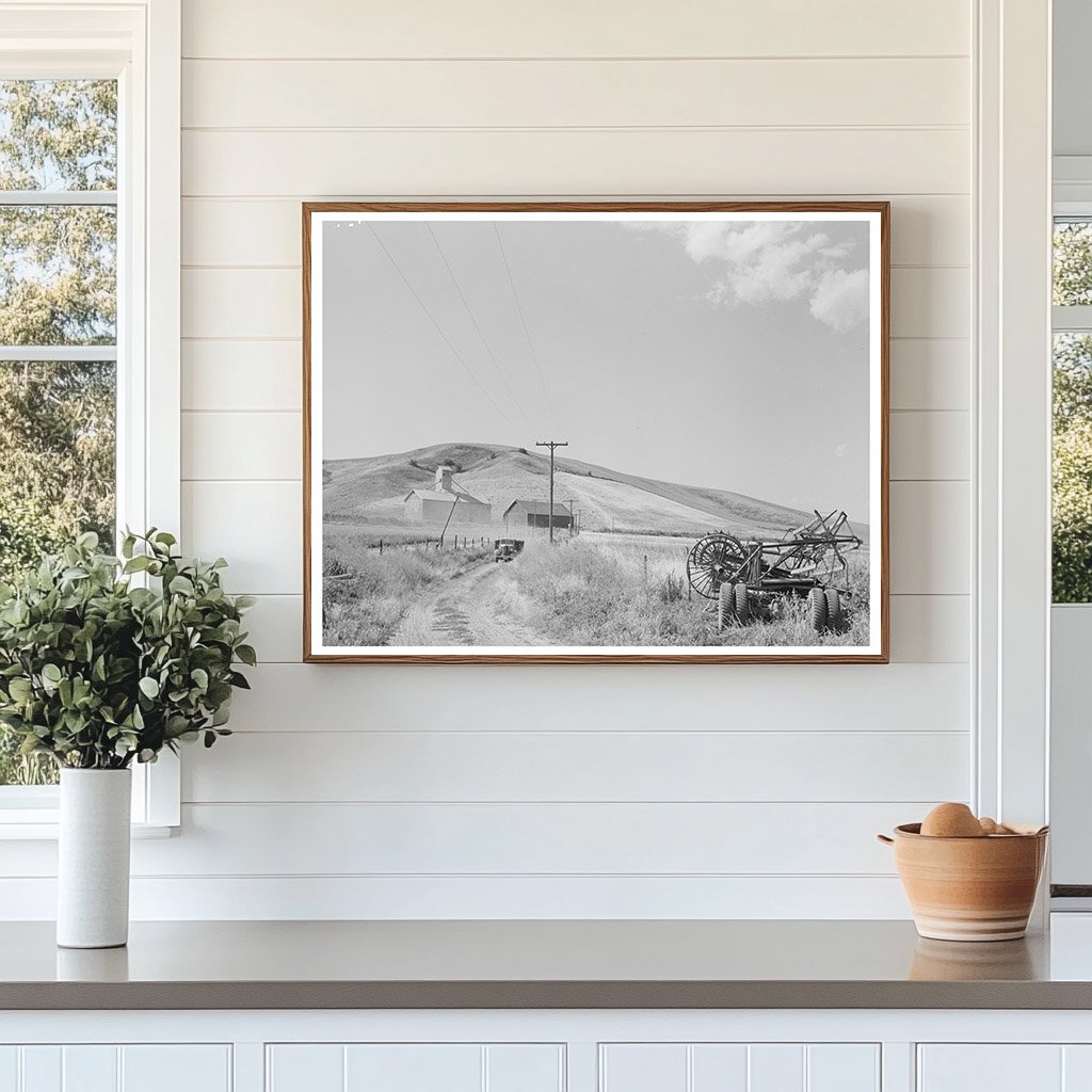 Farm Scene in Walla Walla County Washington 1941
