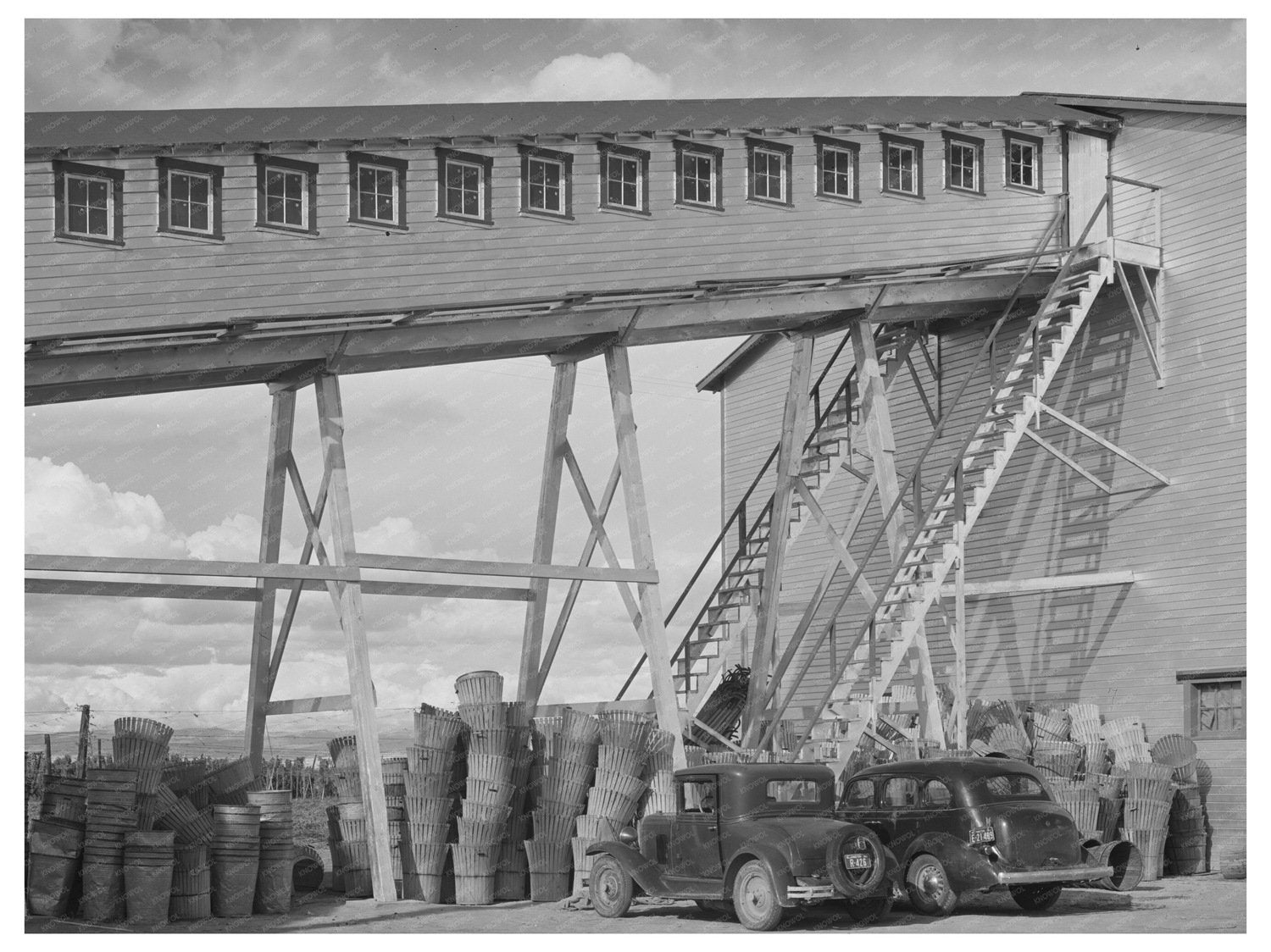 Kiln at Yakima Chief Hop Ranch September 1941
