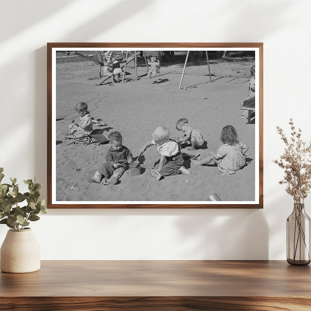 Children at Yakima Nursery School in Farm Labor Camp 1941