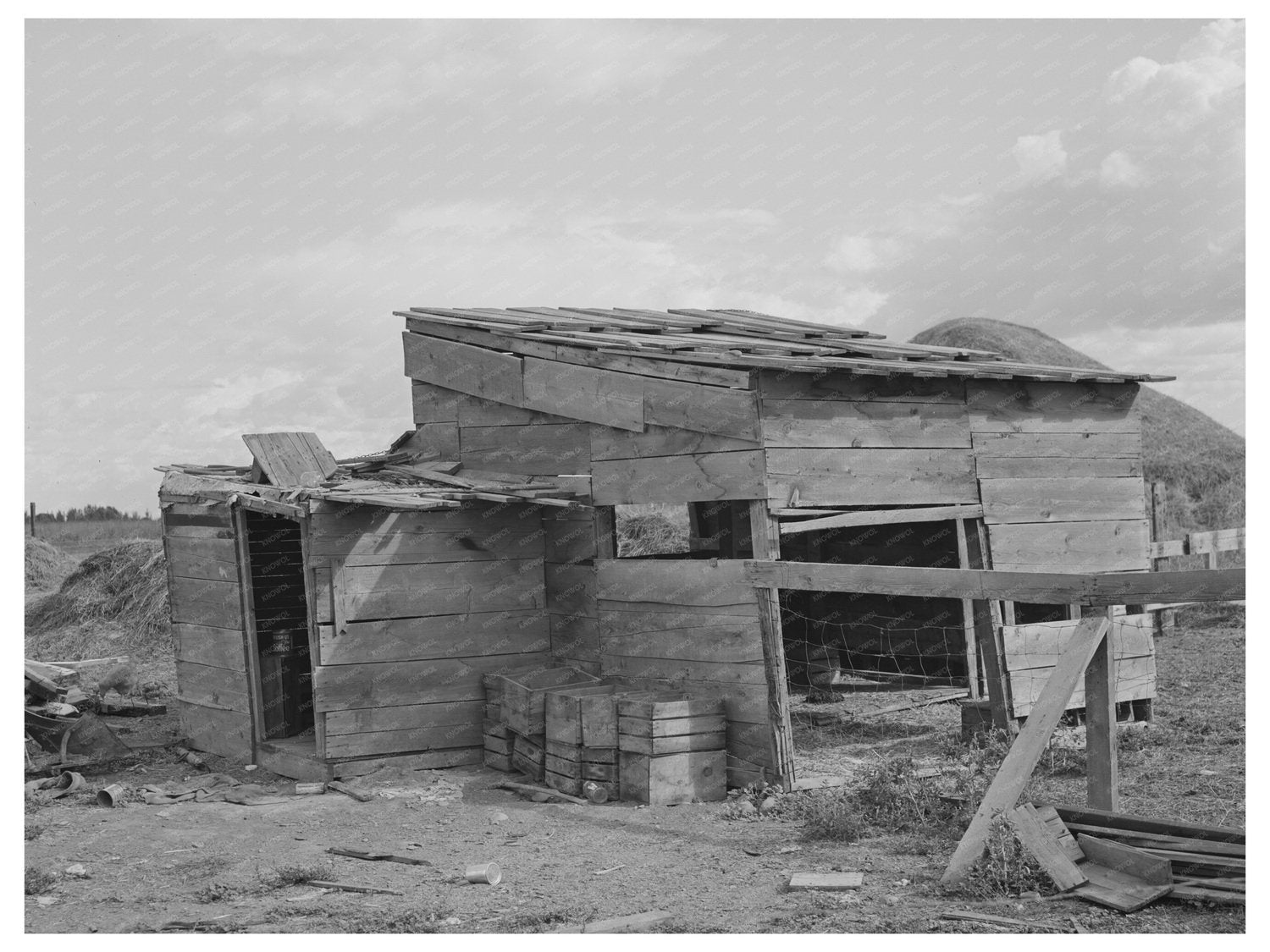 Vintage Shed on Yakima County Farm September 1941