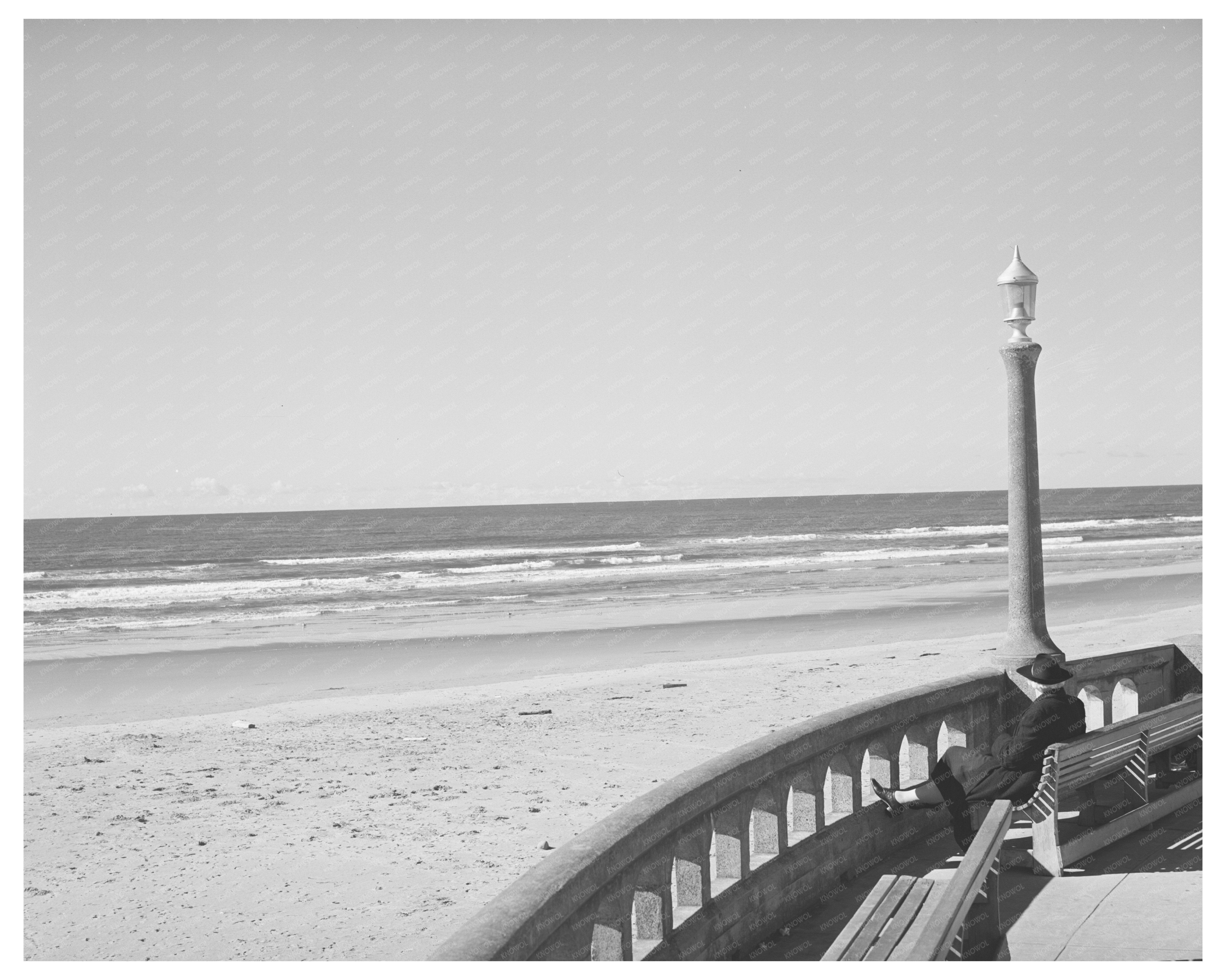Seaside Oregon Coastal Scene September 1941