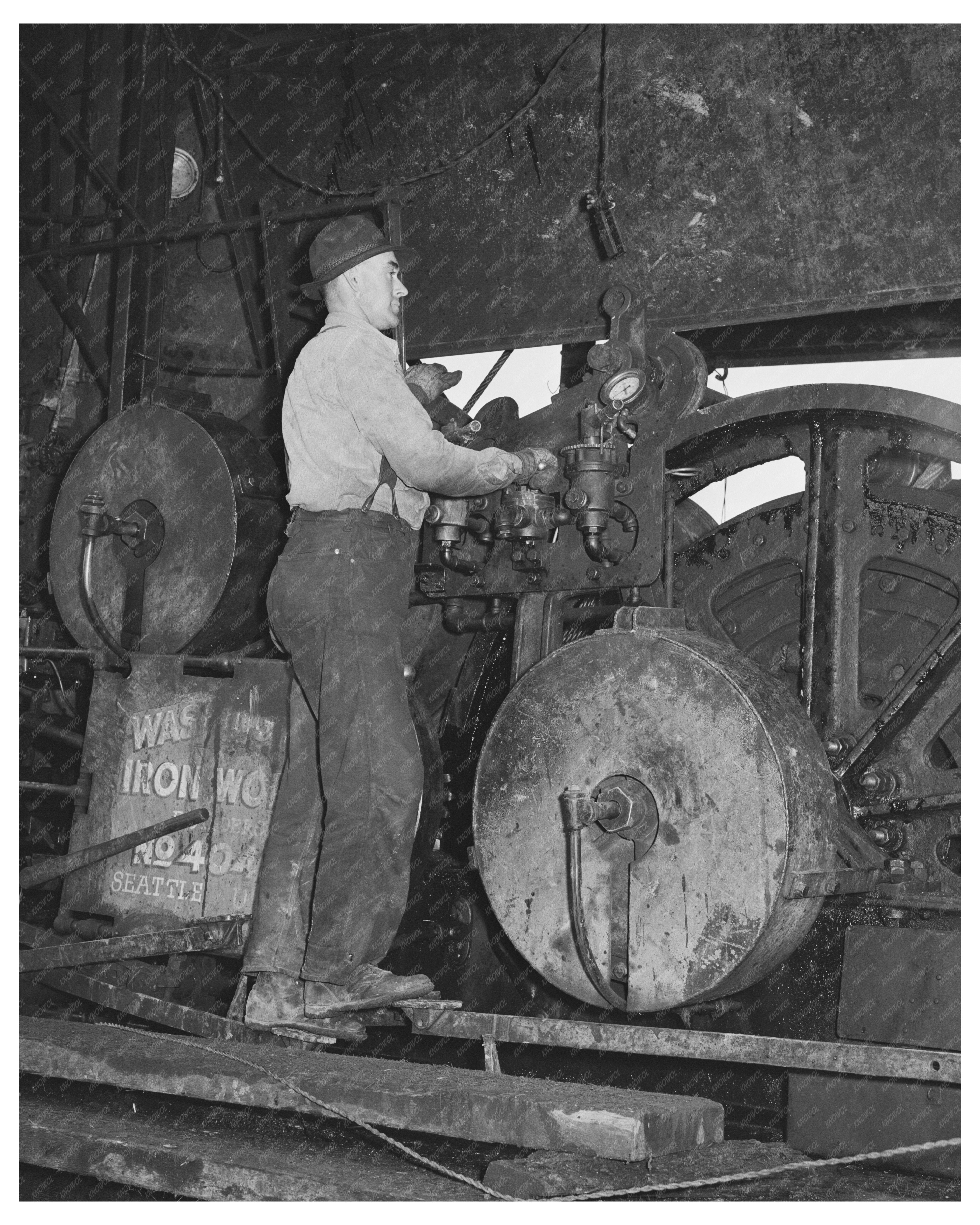 1941 Vintage Donkey Puncher at Long Bell Lumber Company