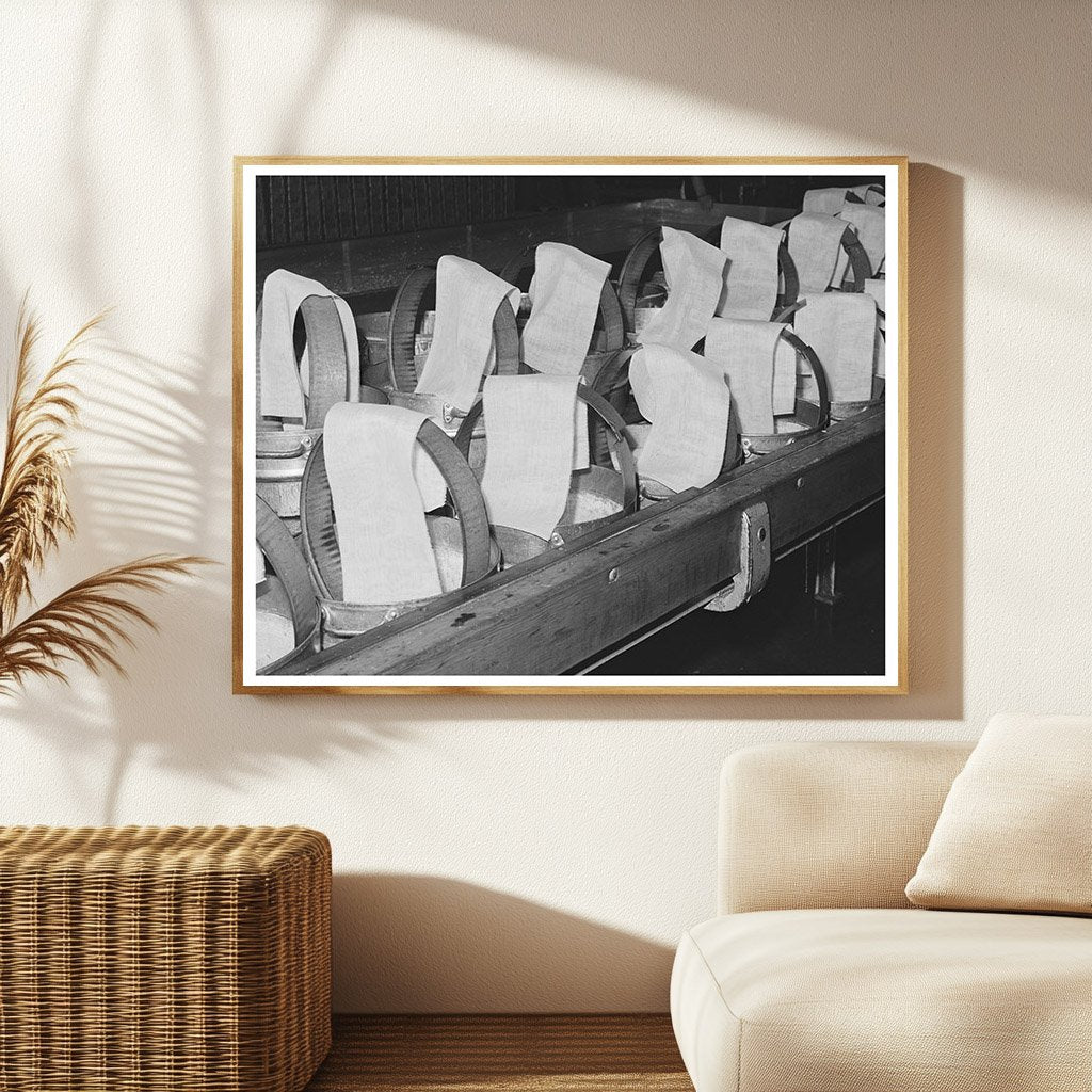 1941 Cheesecloth Molds at Tillamook Cheese Plant Oregon