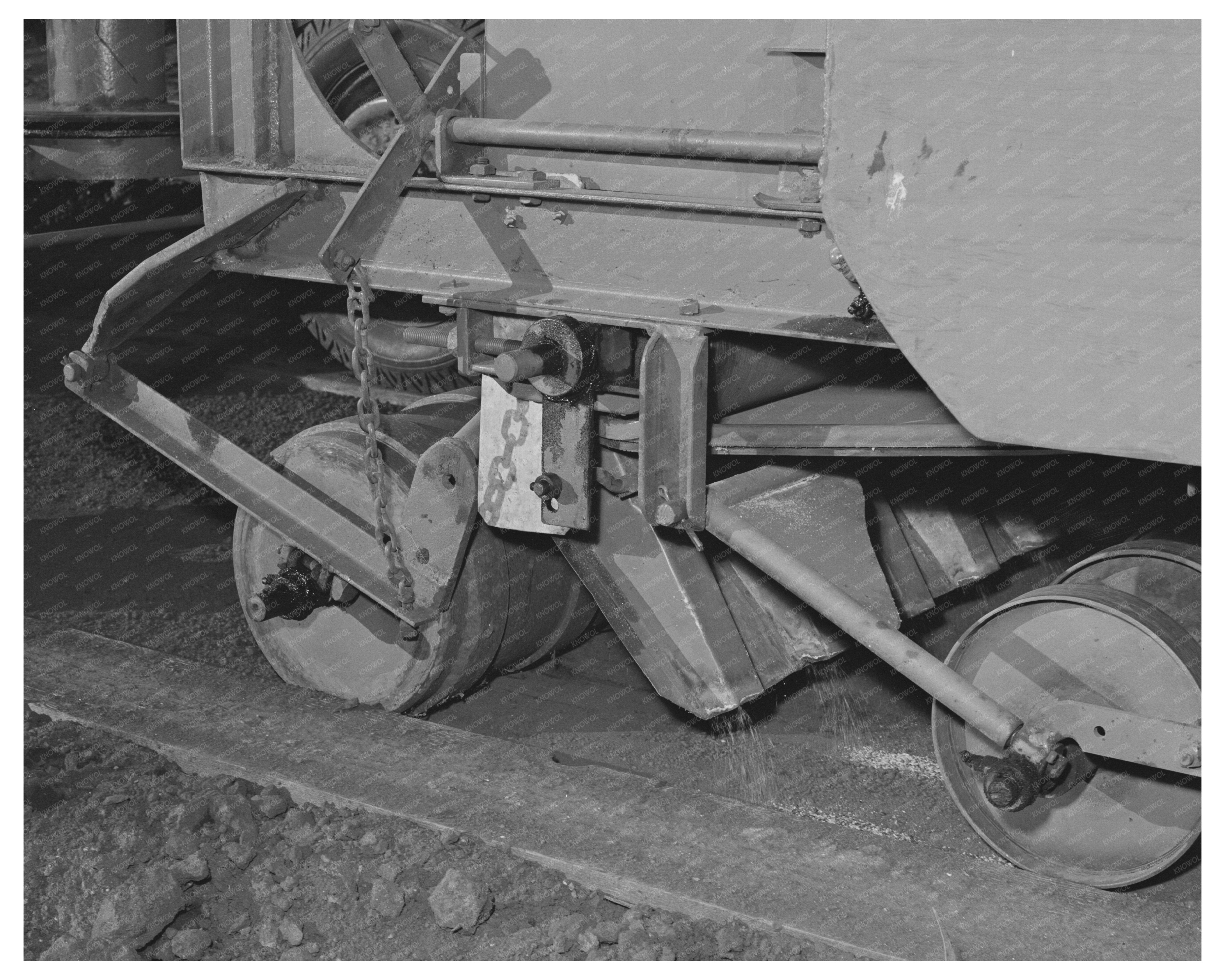 Guayule Seed and Sawdust Planter Salinas California 1941