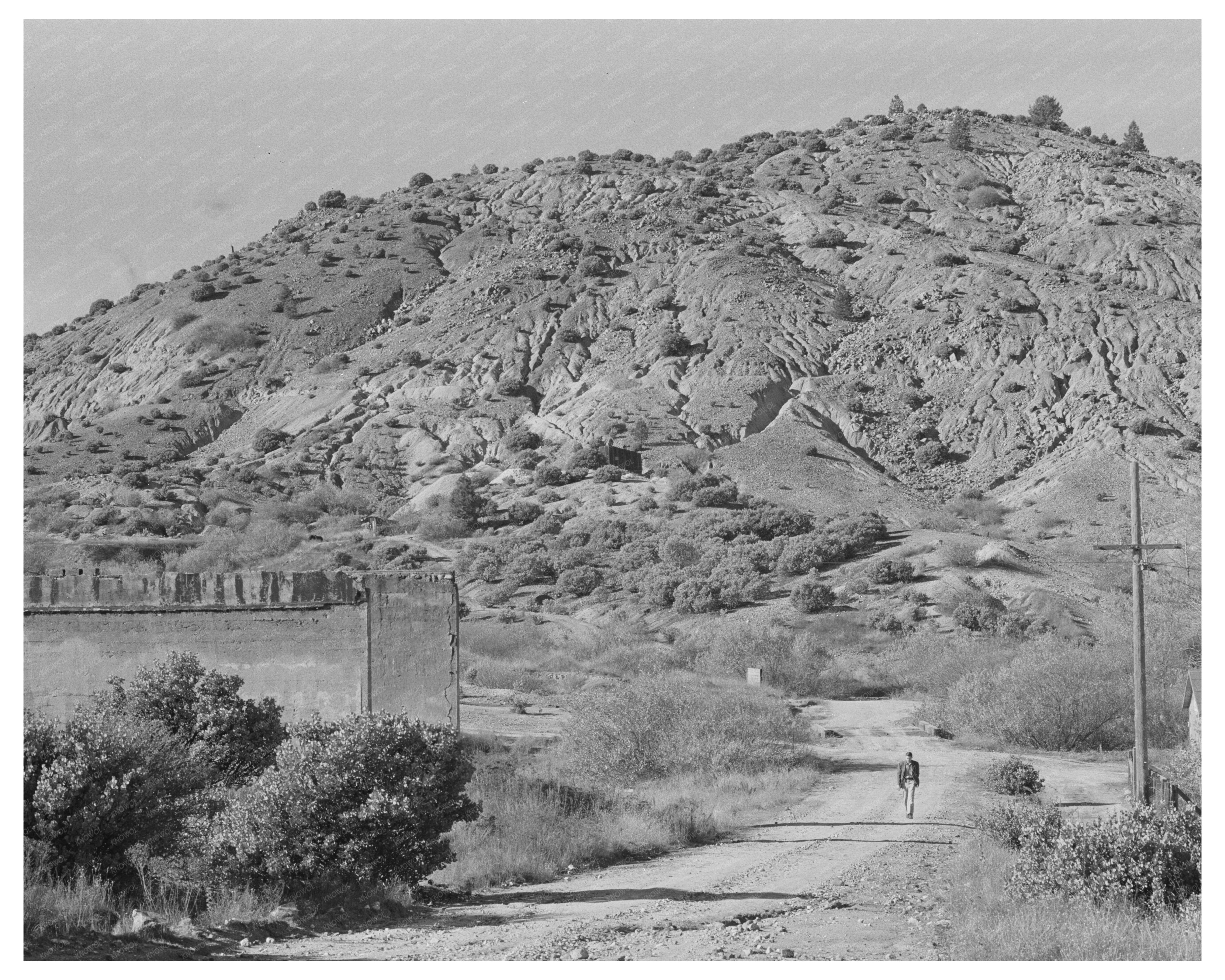 Ghost Mining Town in Shasta County California 1941
