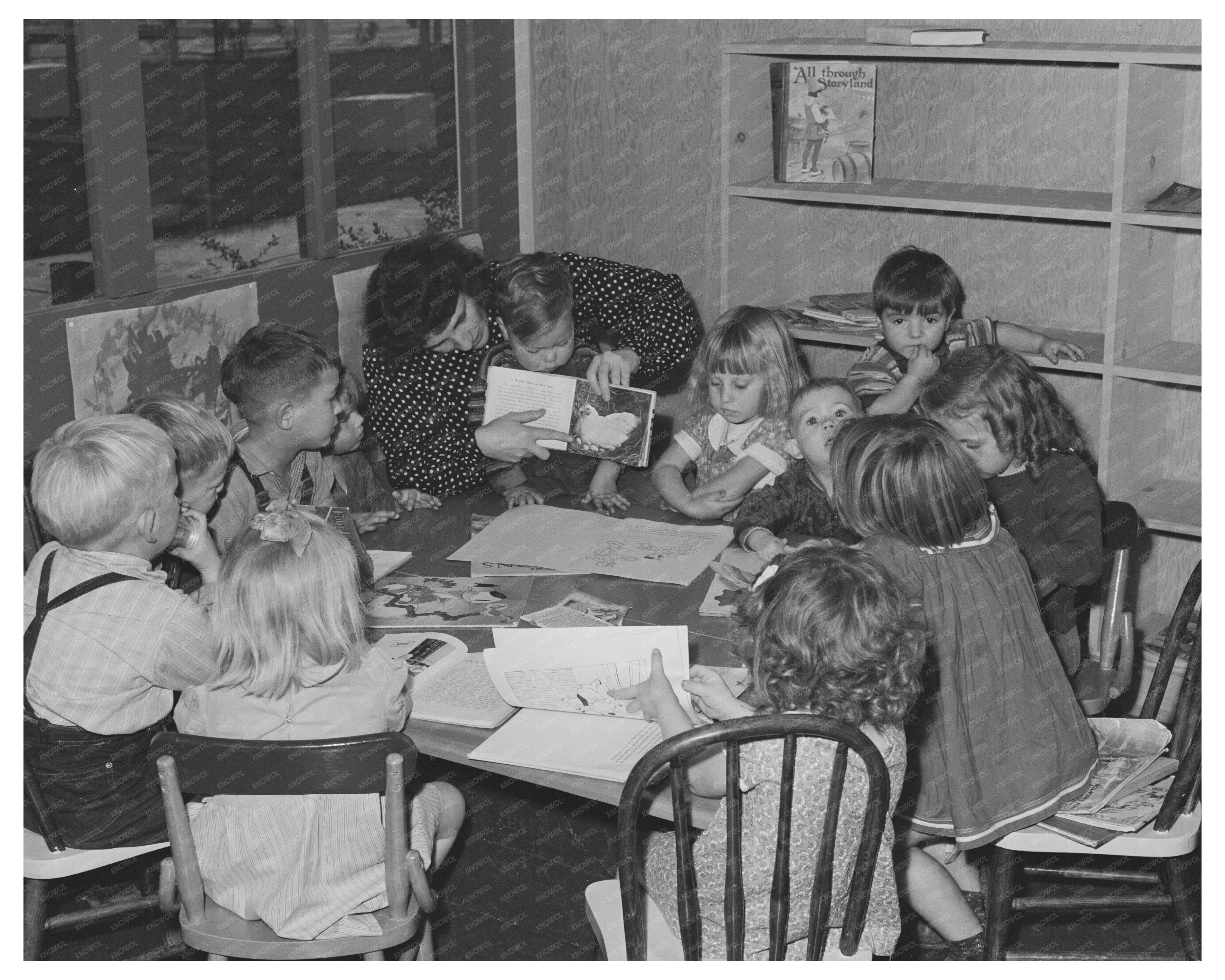 Farm Workers Nursery School Woodville California 1942