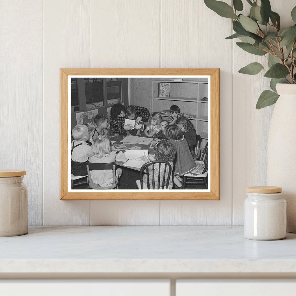Farm Workers Nursery School Woodville California 1942