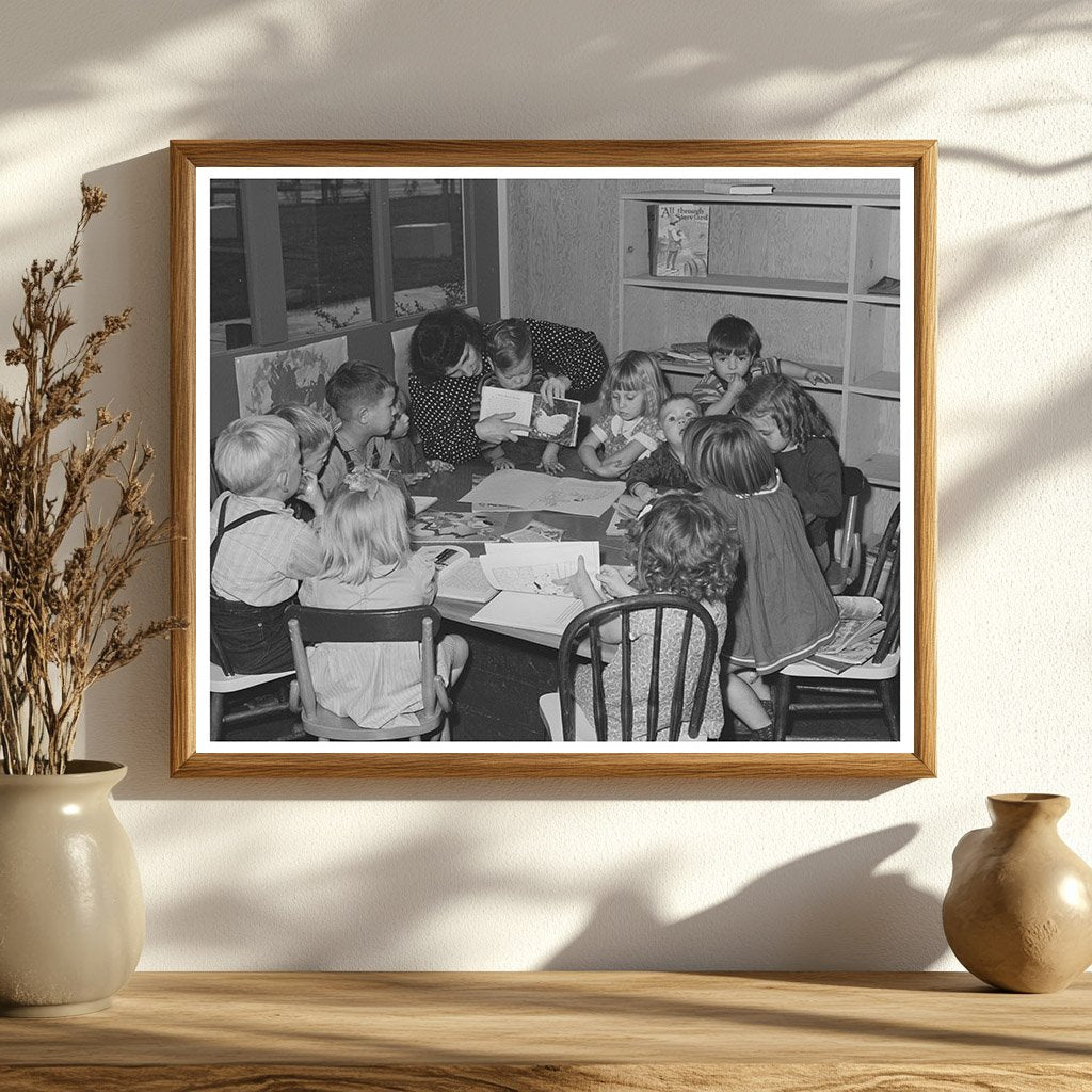 Farm Workers Nursery School Woodville California 1942