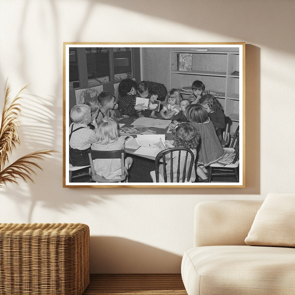 Farm Workers Nursery School Woodville California 1942