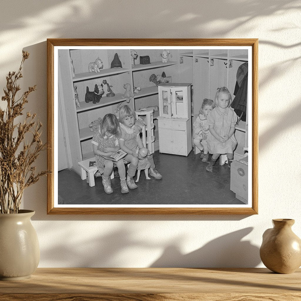 Nursery School Activities in Woodville California 1942