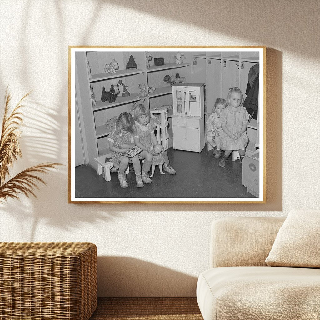 Nursery School Activities in Woodville California 1942