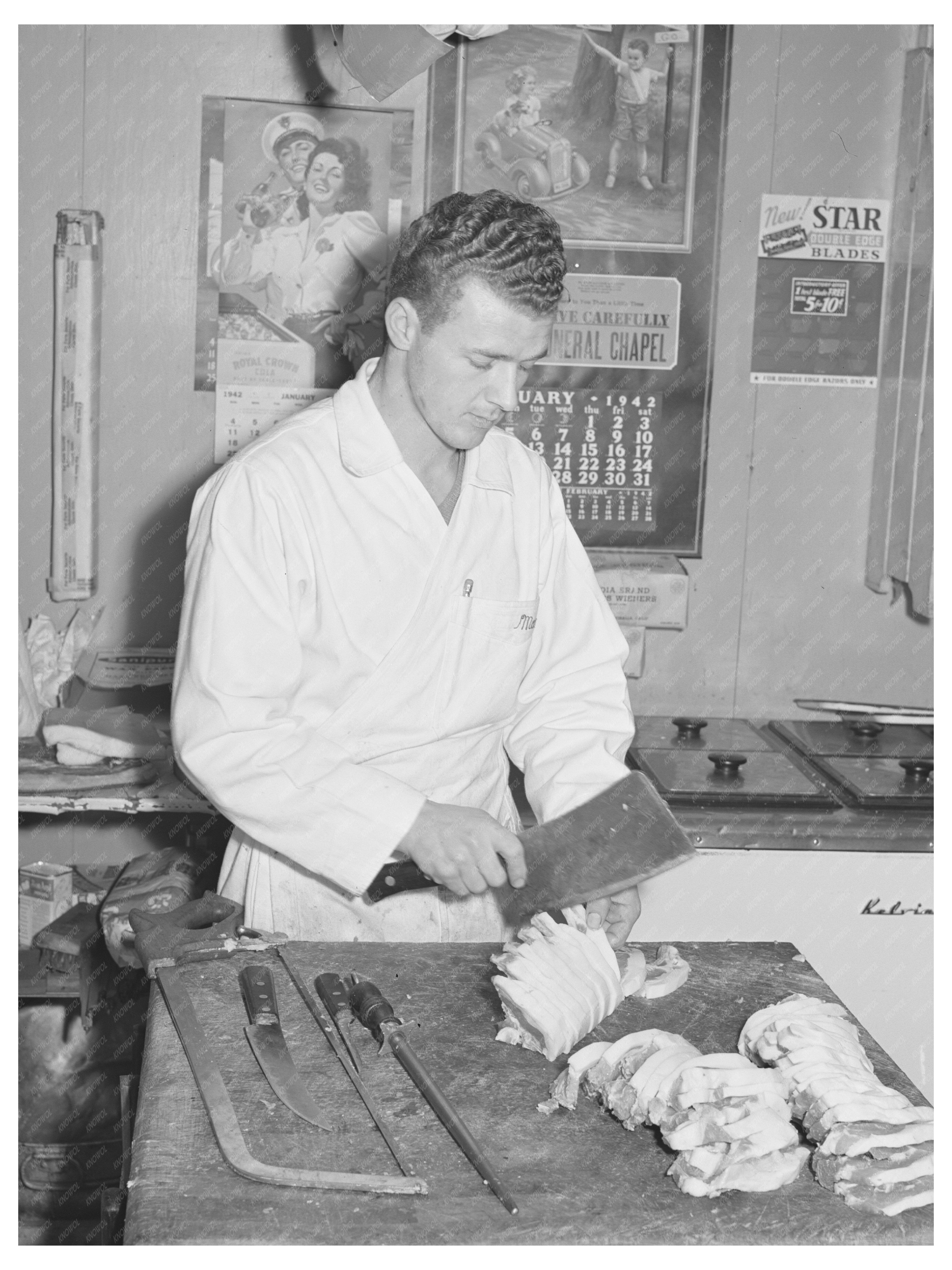 FSA Farm Workers in Cooperative Store Woodville 1942
