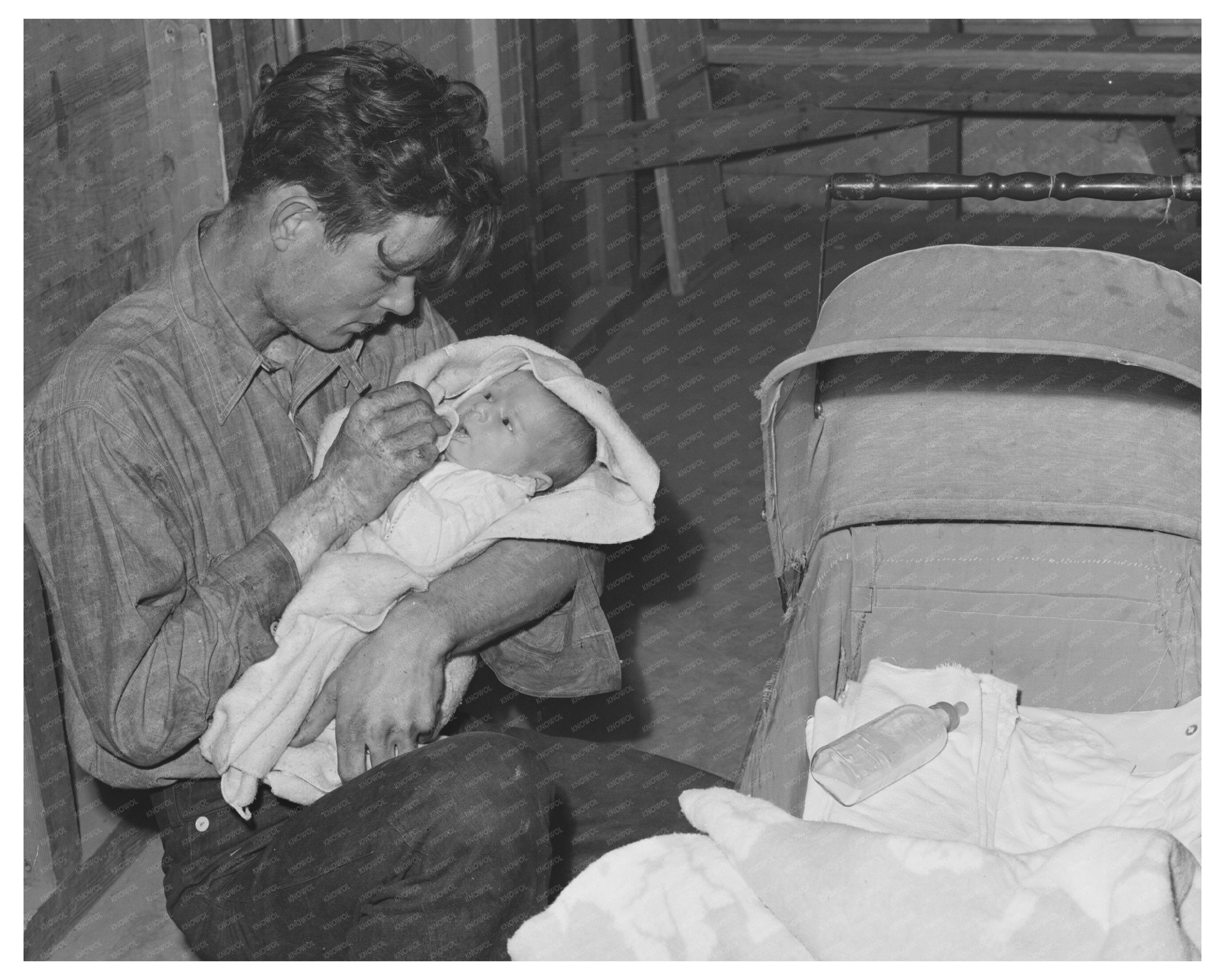 Tulare County Farm Workers Camp Scene February 1942