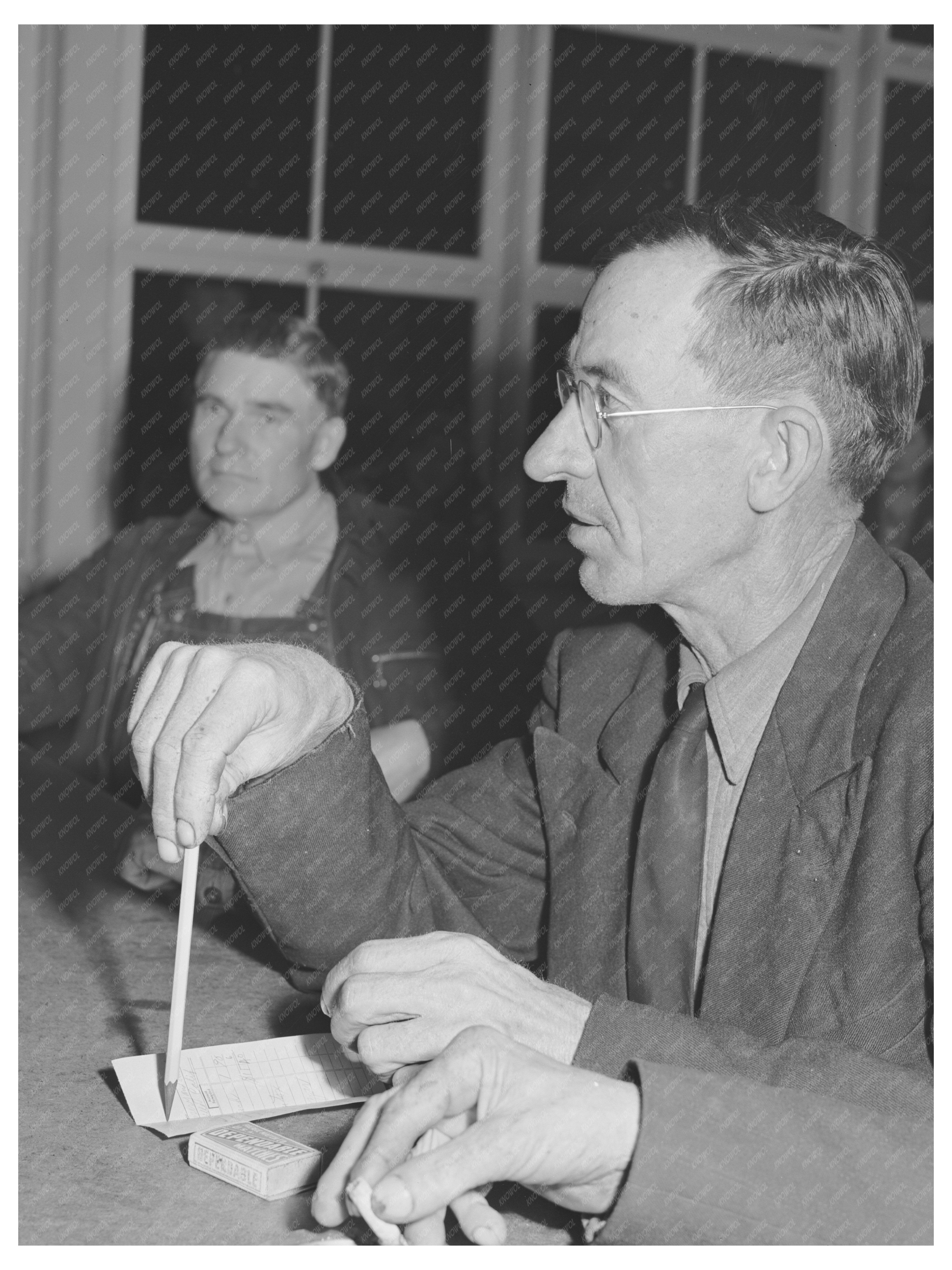 Woodville California Farm Workers Meeting 1942