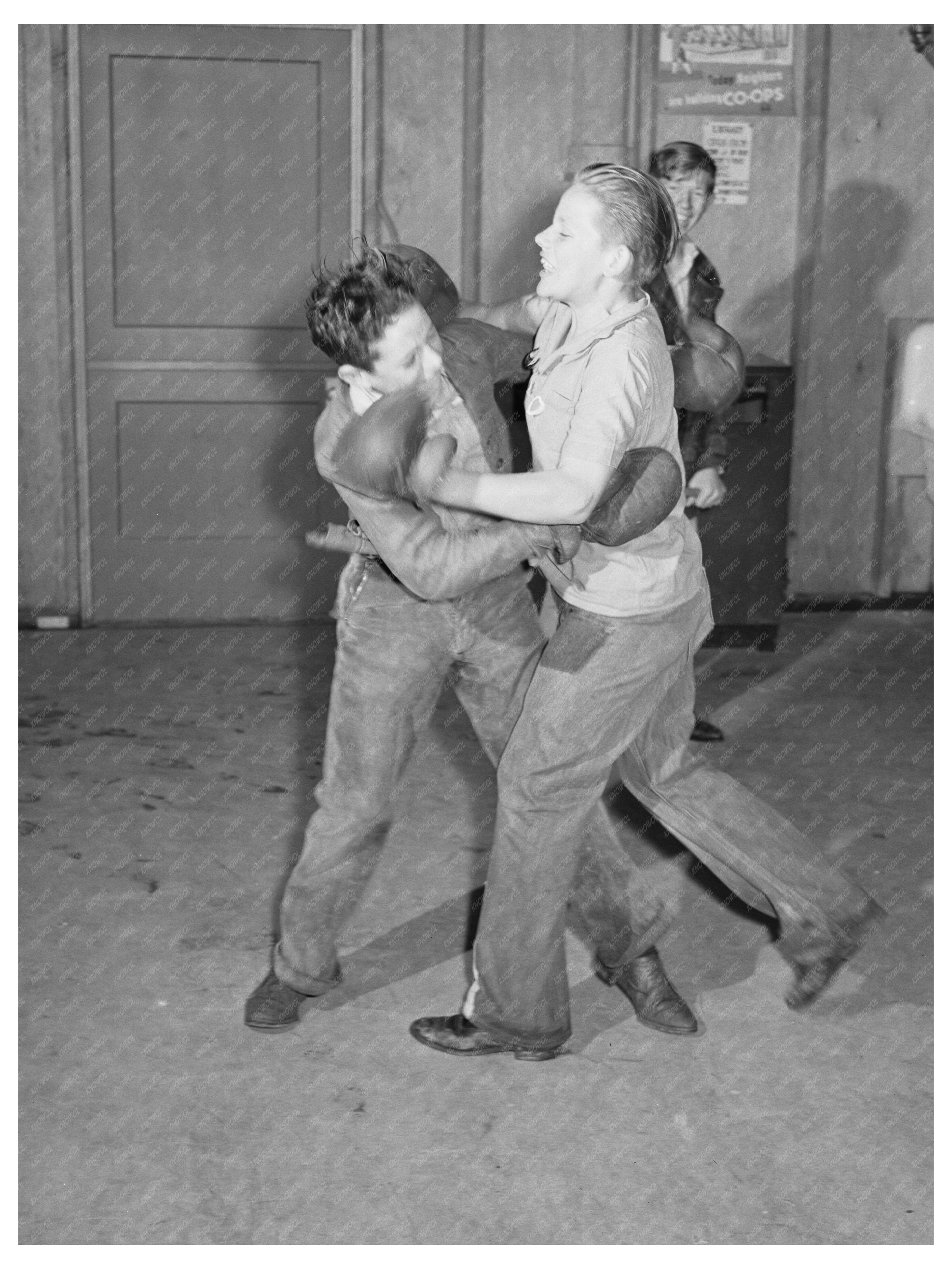 Nursery School for Farm Workers Children in 1942