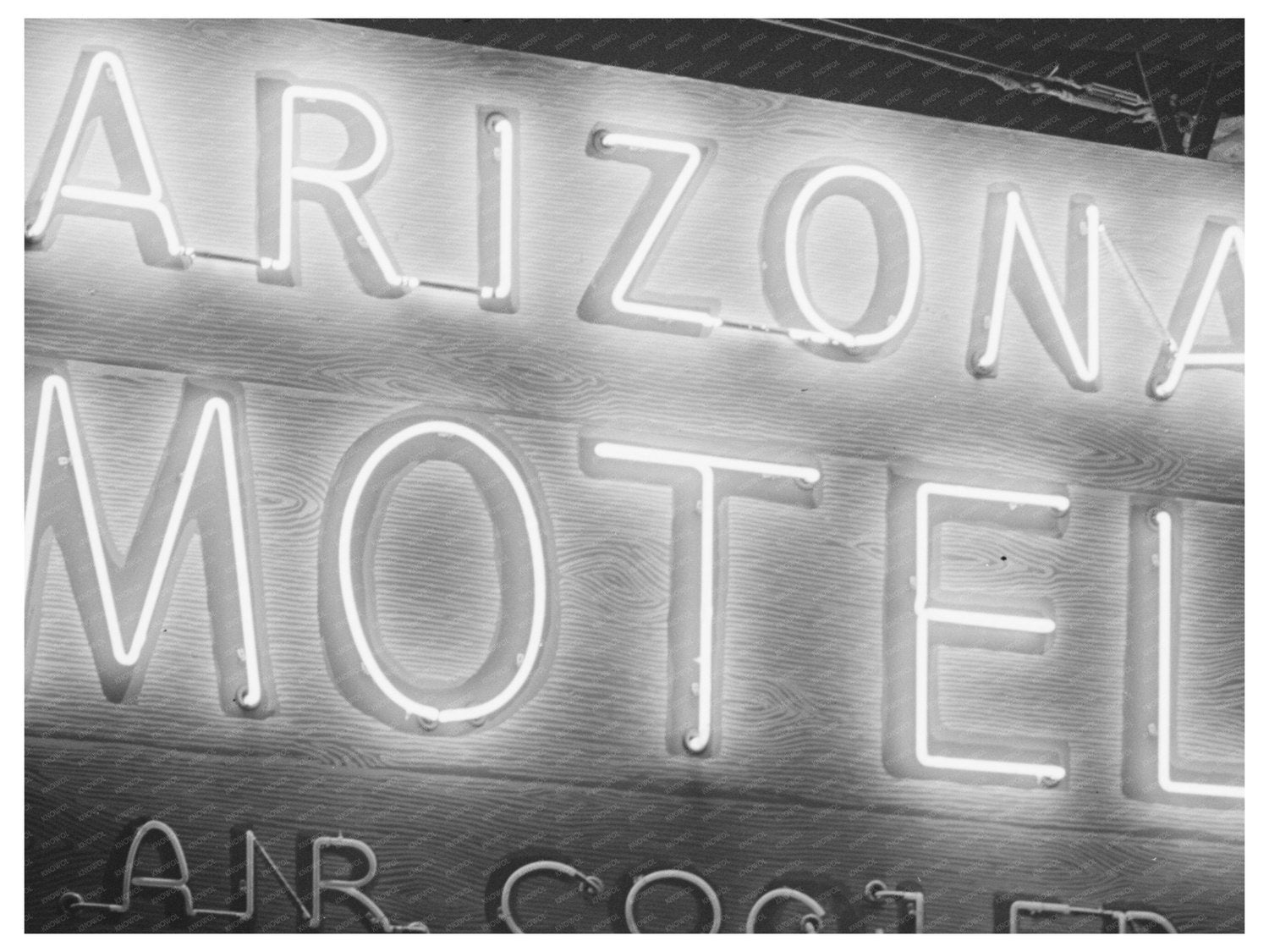 Phoenix Tourist Court Vintage Photo February 1942