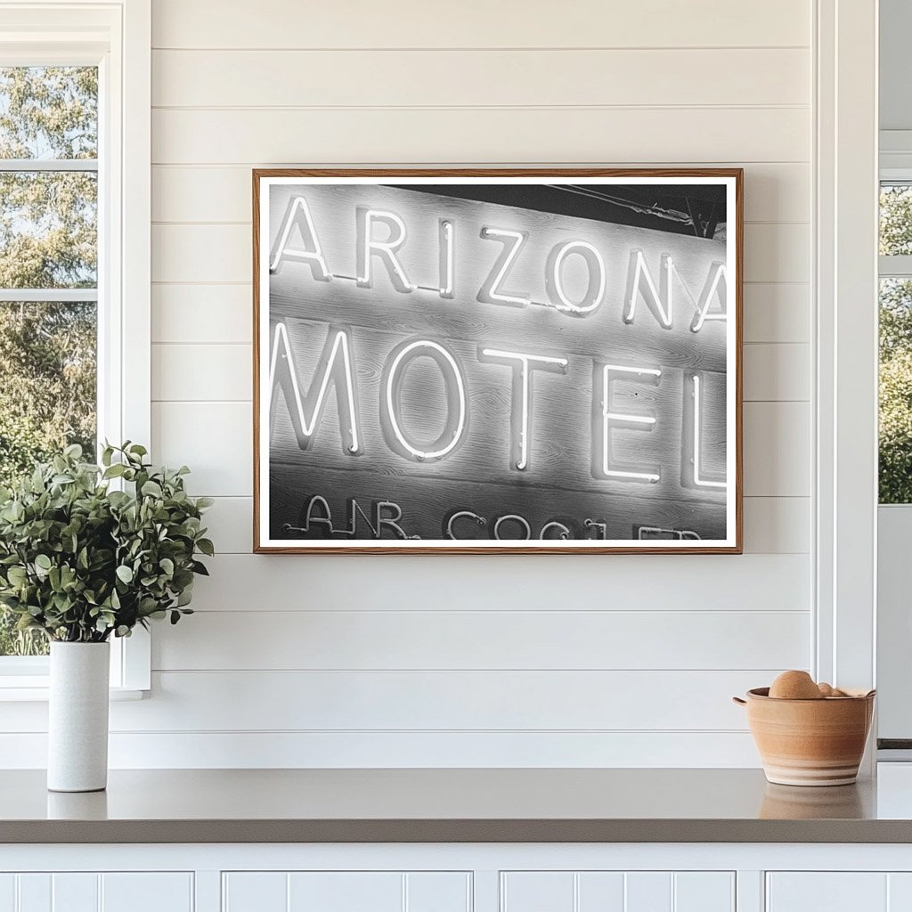 Phoenix Tourist Court Vintage Photo February 1942