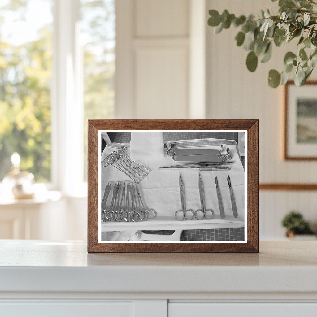 Surgical Instruments at Cairns General Hospital 1942