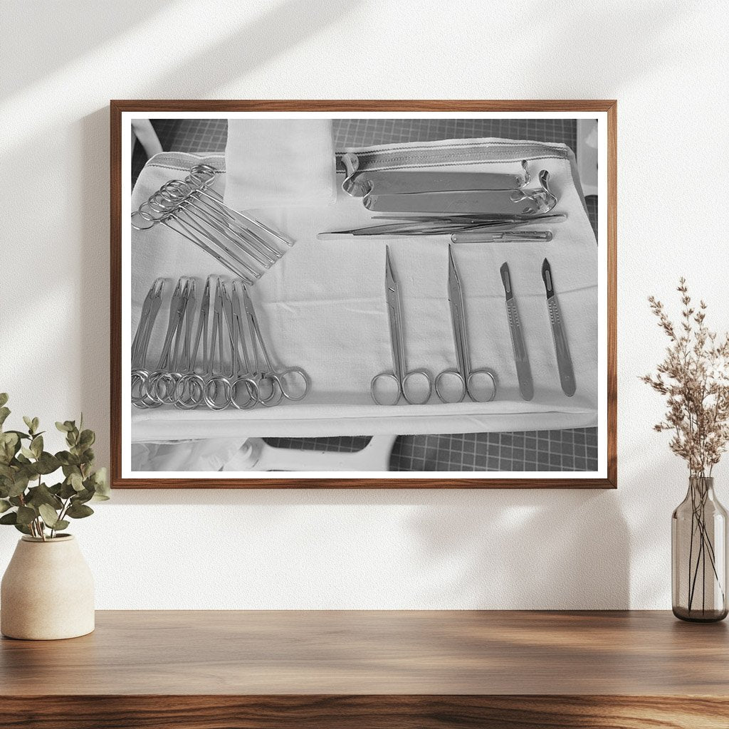 Surgical Instruments at Cairns General Hospital 1942