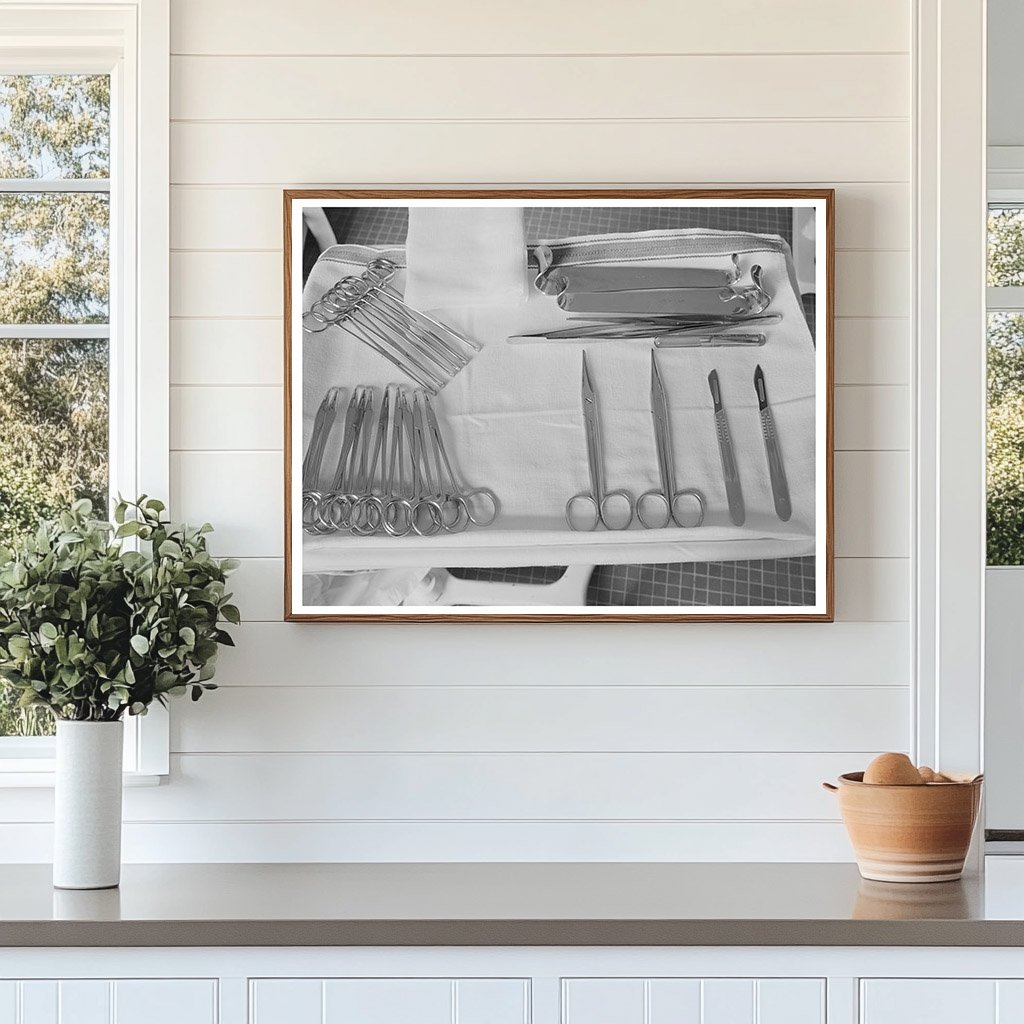 Surgical Instruments at Cairns General Hospital 1942