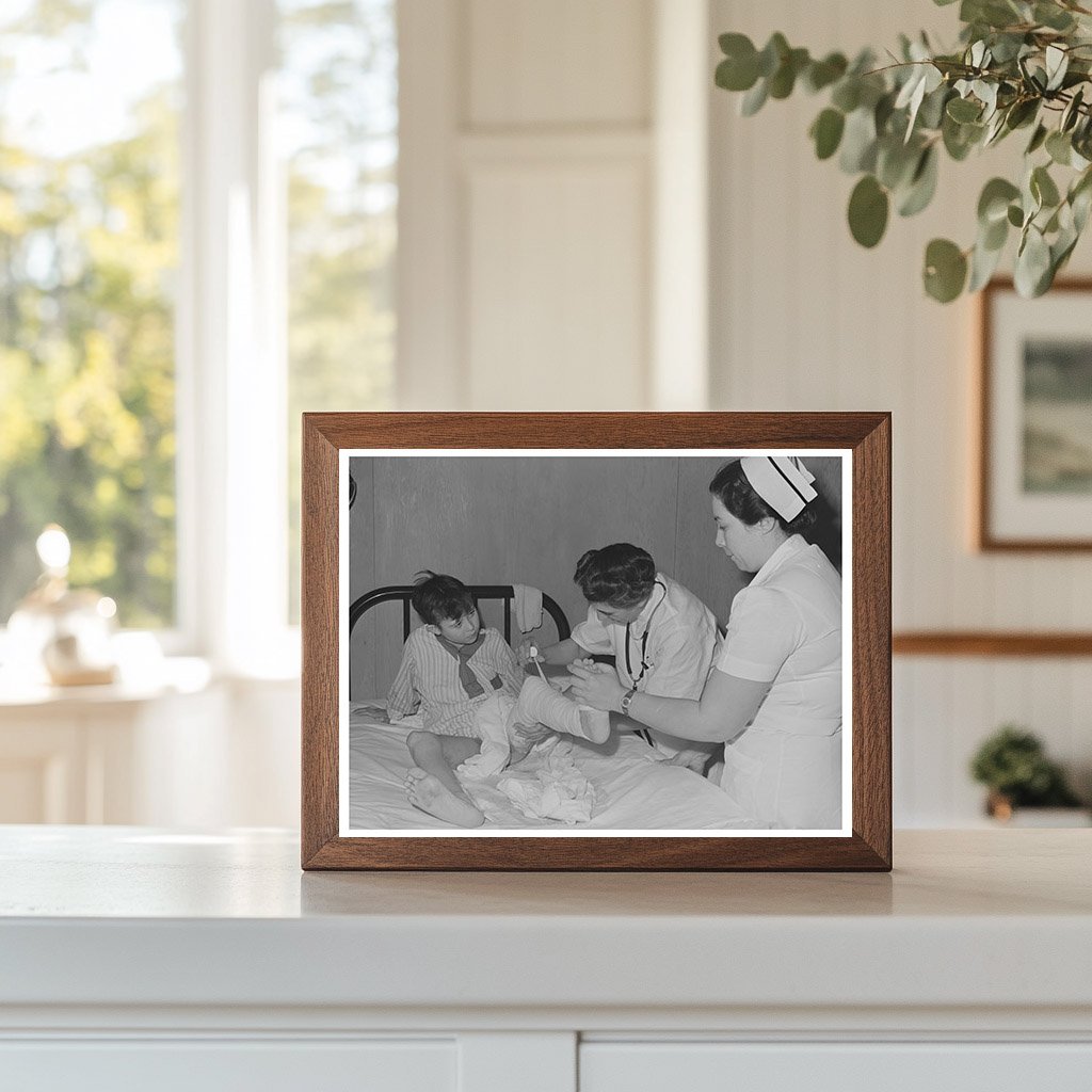 Cairns Doctor Treating Burn Victim February 1942