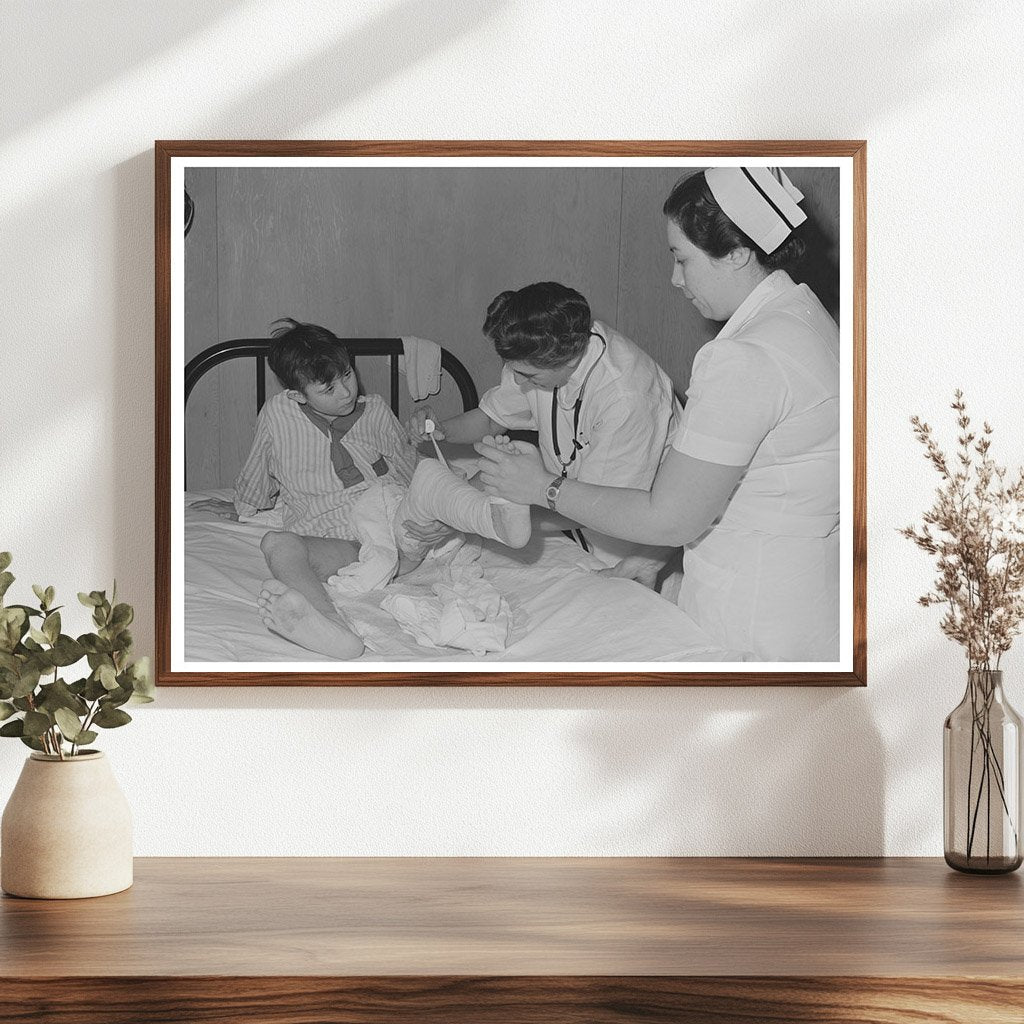 Cairns Doctor Treating Burn Victim February 1942