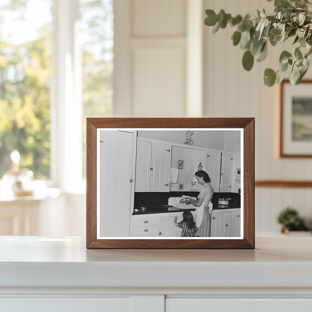 1942 Camelback Farms Kitchen Vintage Photograph