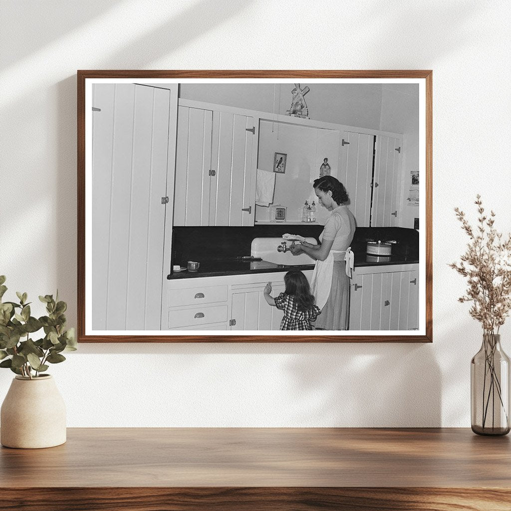 1942 Camelback Farms Kitchen Vintage Photograph
